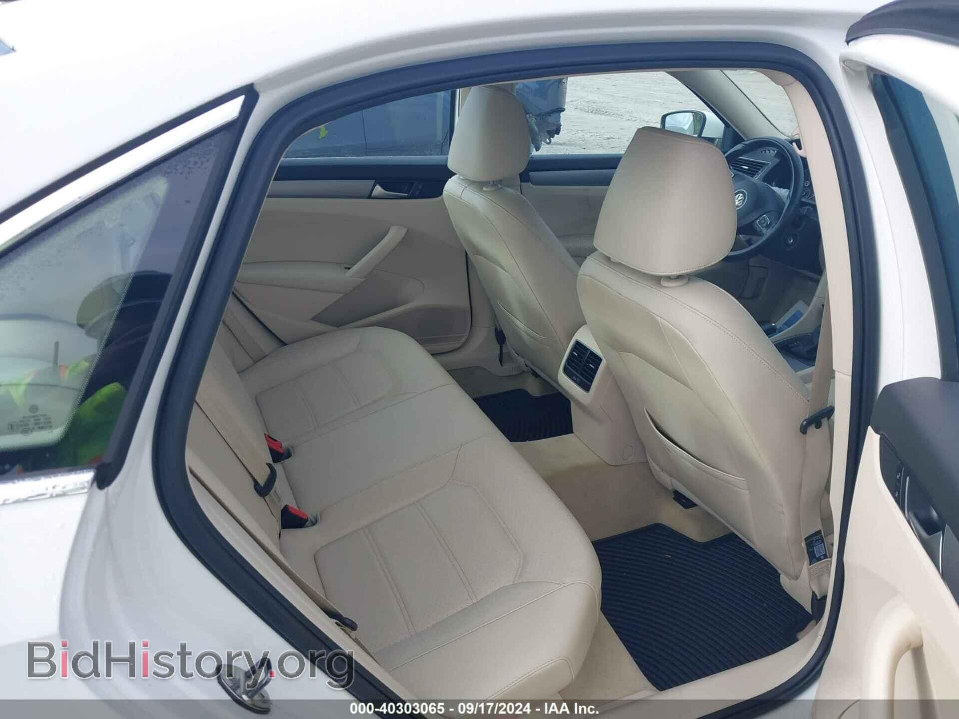 2014 VOLKSWAGEN PASSAT - VIN: 1VWBN7A36EC008537 - Фото 8