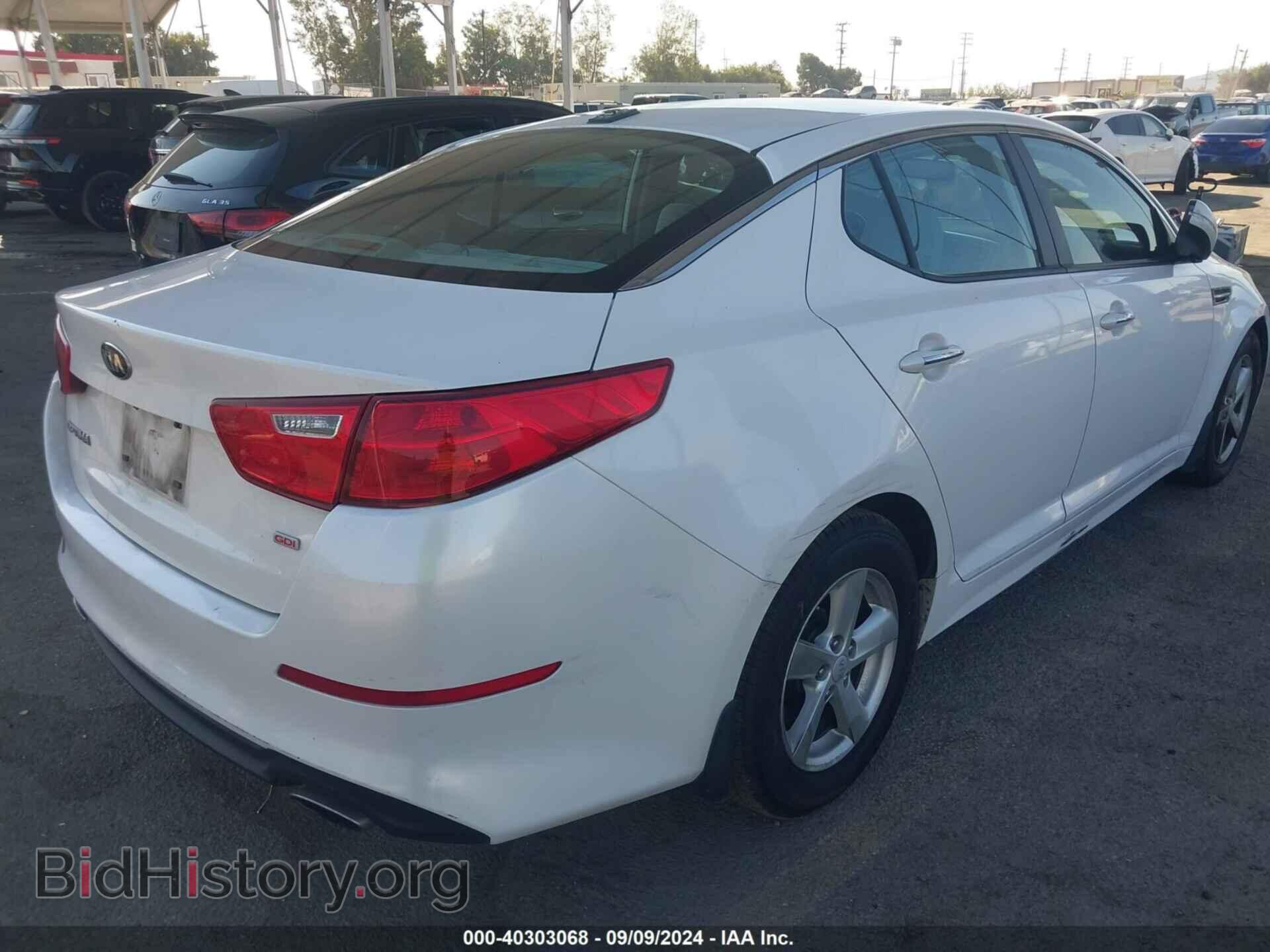 2015 KIA OPTIMA - VIN: KNAGM4A71F5559264 - Фото 4