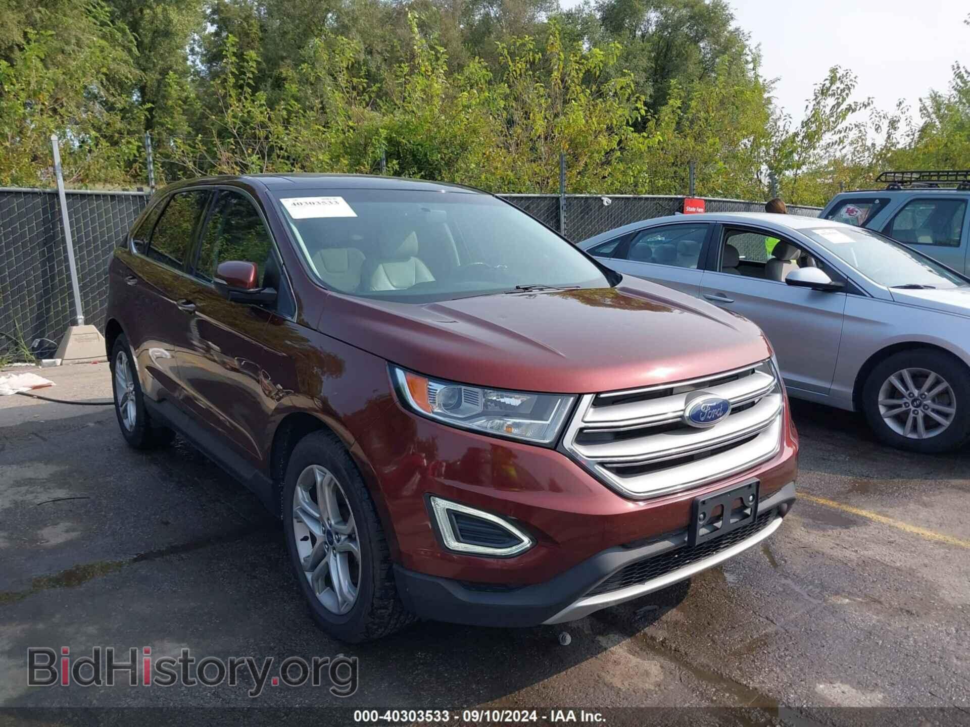 Photo 2FMTK4K98FBB24496 - FORD EDGE 2015