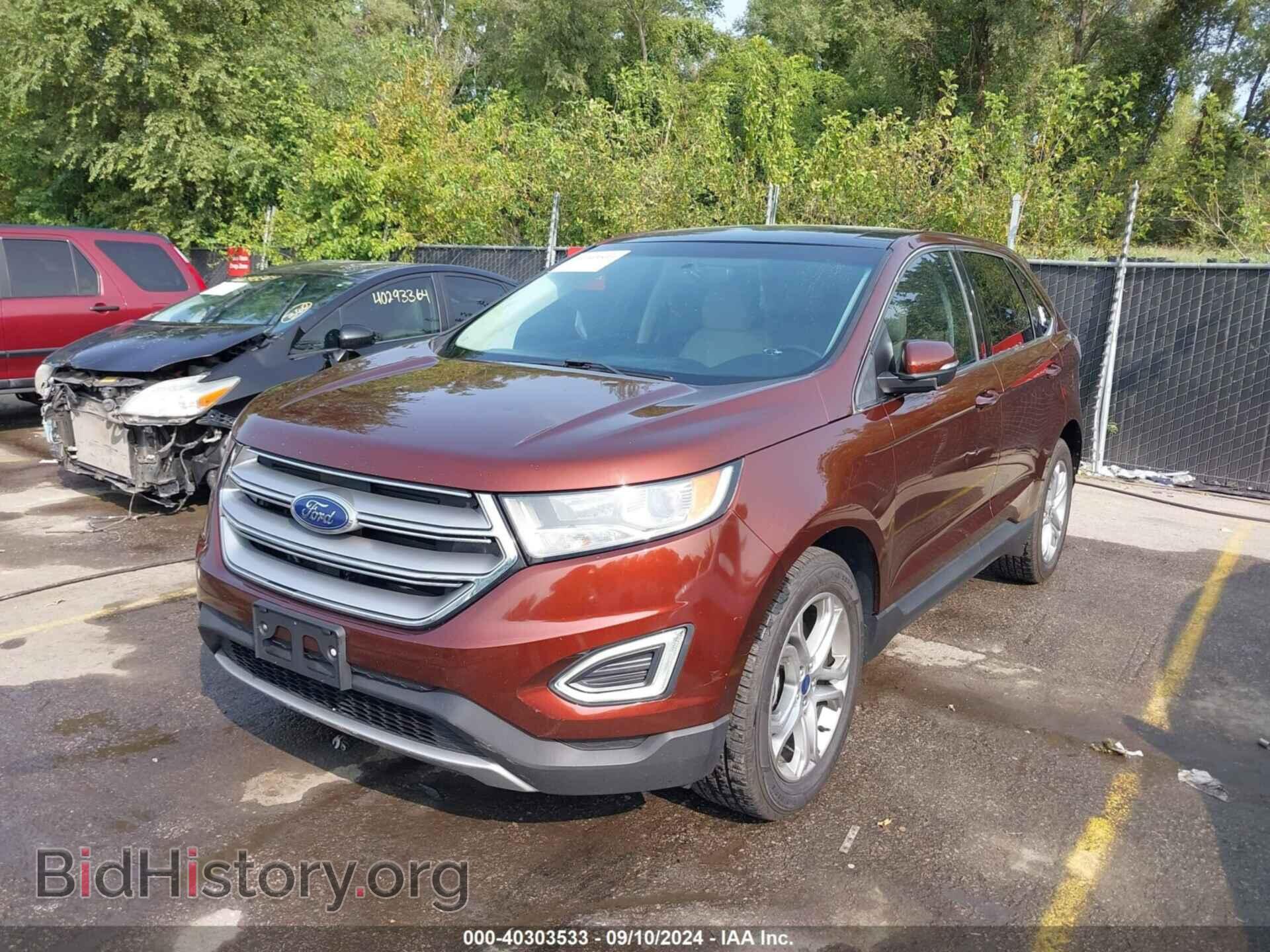 2015 FORD EDGE - VIN: 2FMTK4K98FBB24496 - Photo 2