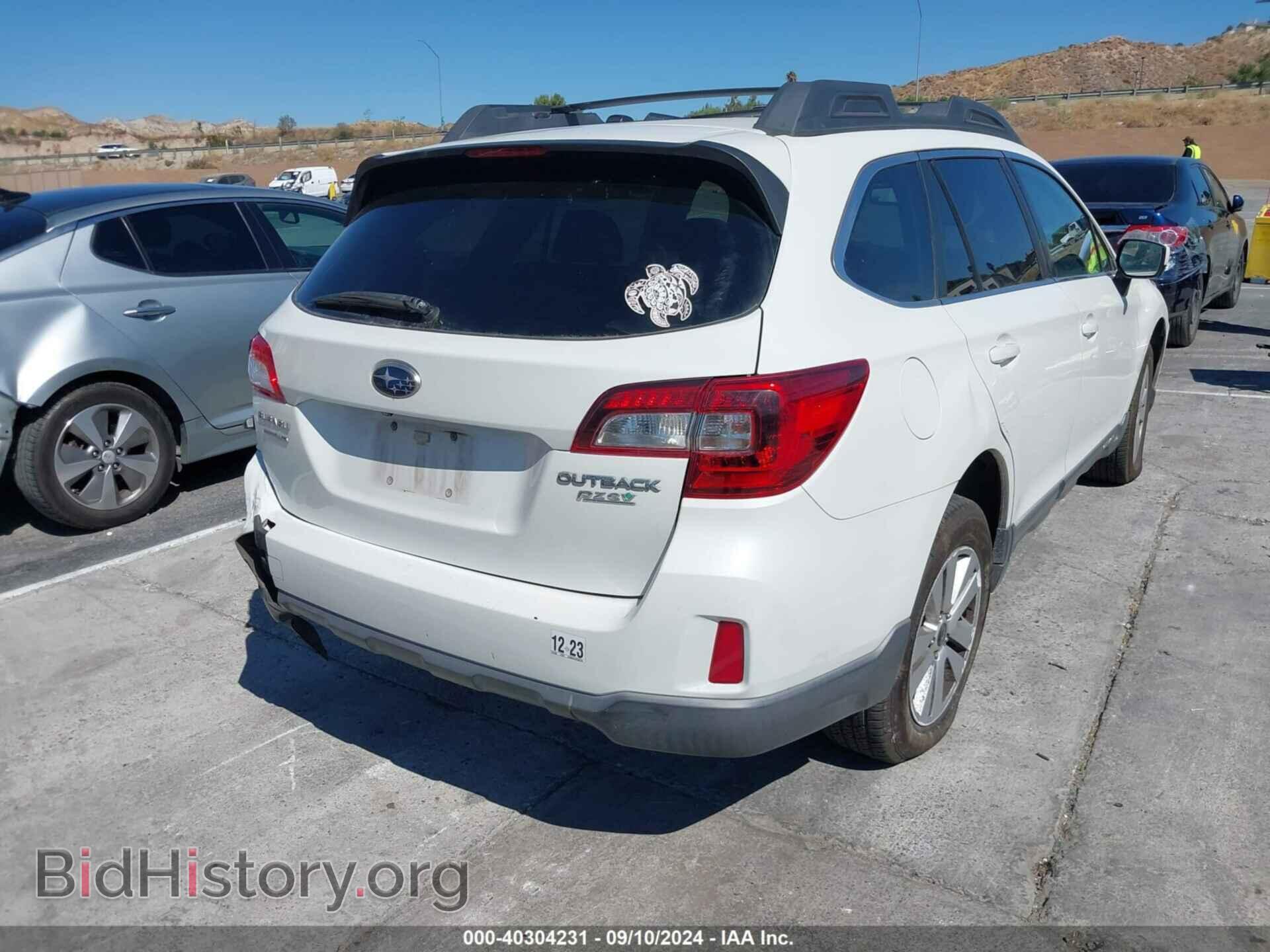 2015 SUBARU OUTBACK - VIN: 4S4BSACC4F3349194 - Фото 4