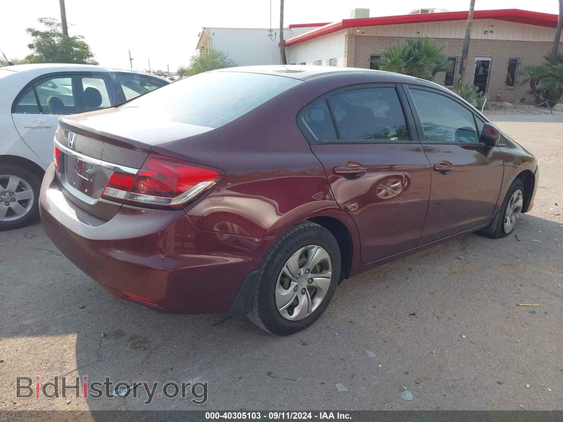 2013 HONDA CIVIC - VIN: 19XFB2F56DE047095 - Фото 4