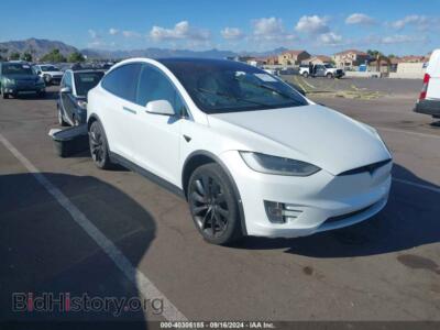 2017 Tesla MODEL X P100D, белый — VIN 5YJXCBE49HF051801, IAAI