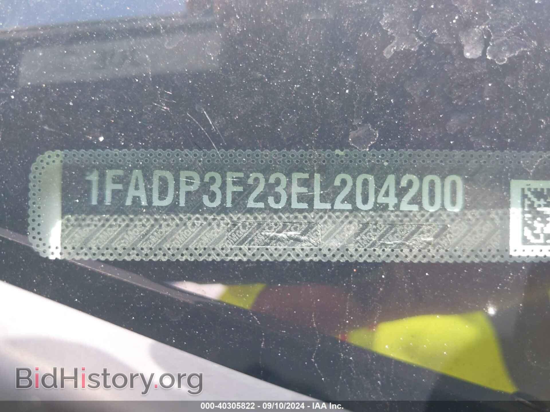 2014 FORD FOCUS - VIN: 1FADP3F23EL204200 - Фото 9