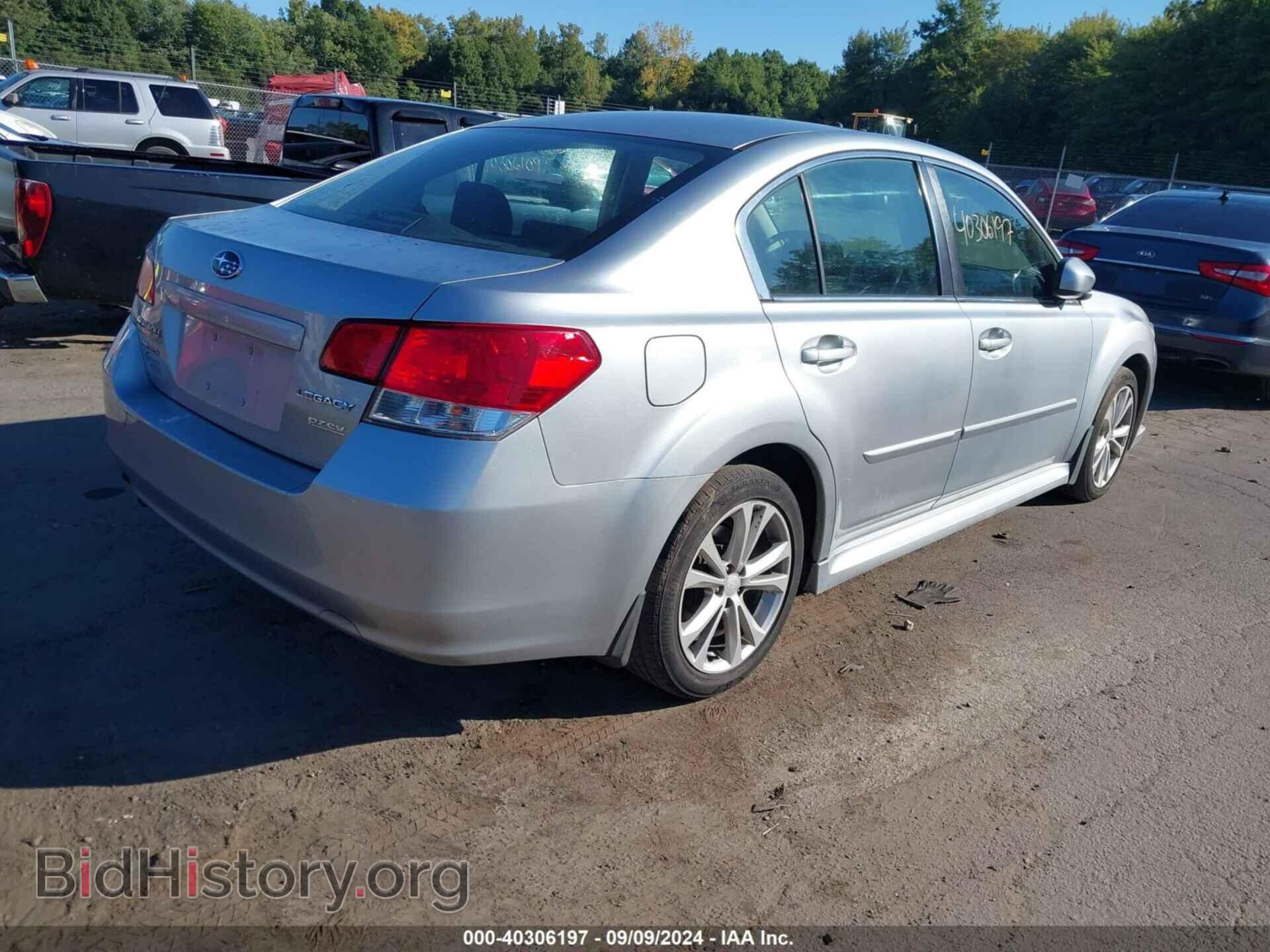 2013 SUBARU LEGACY - VIN: 4S3BMBC64D3014366 - Фото 4