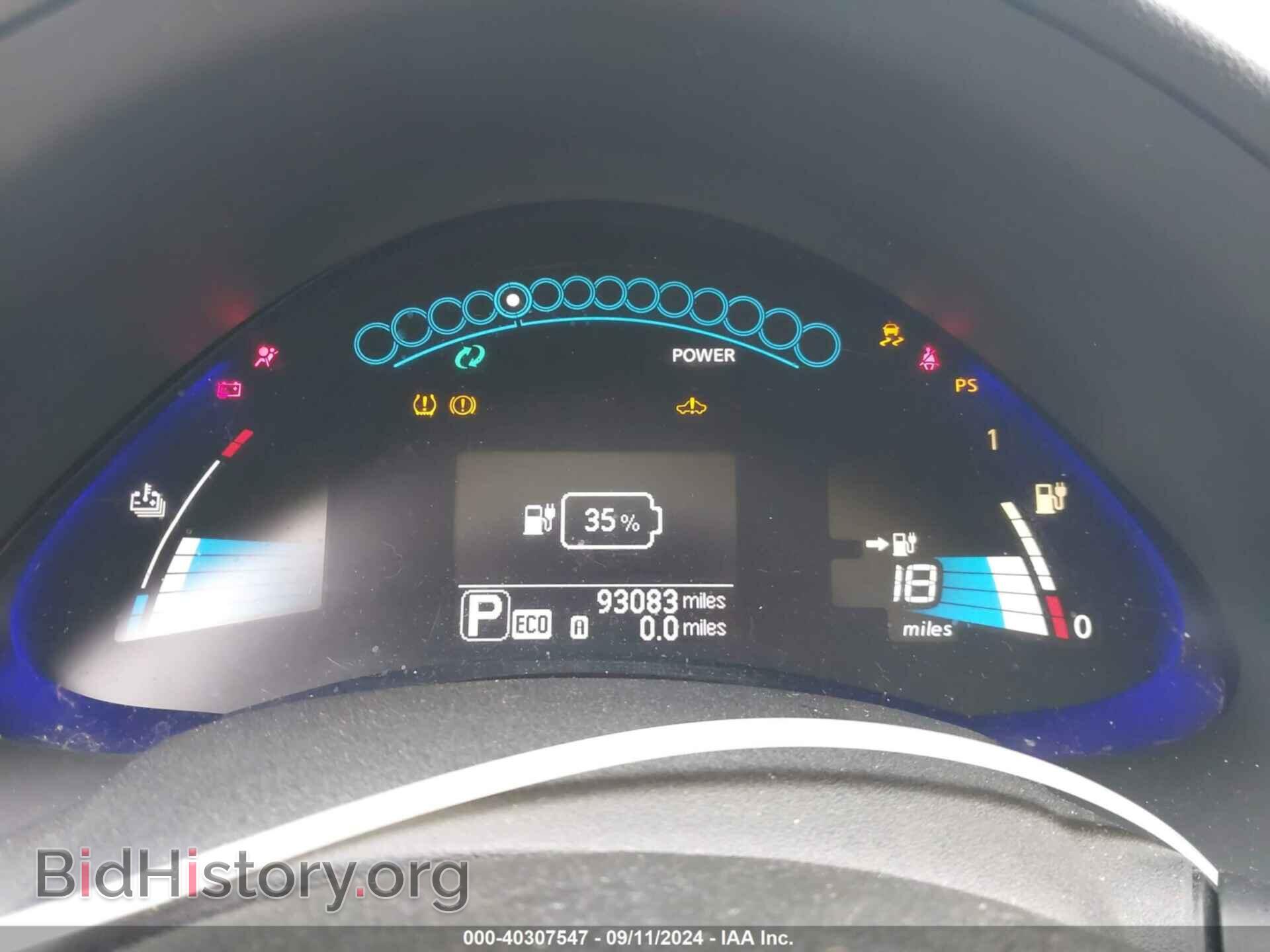 2013 NISSAN LEAF - VIN: 1N4AZ0CP6DC422867 - Фото 17