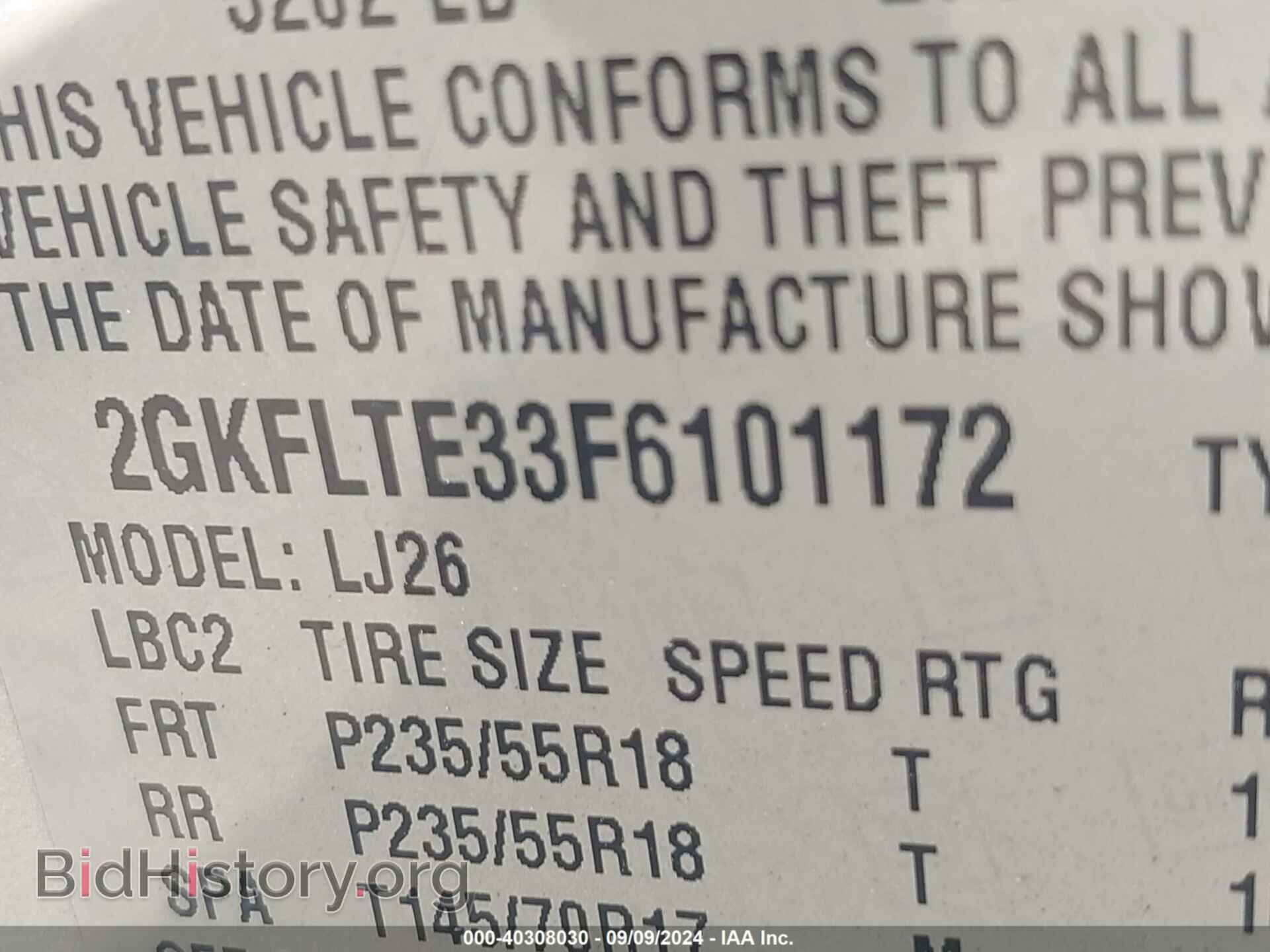 2015 GMC TERRAIN - VIN: 2GKFLTE33F6101172 - Photo 9