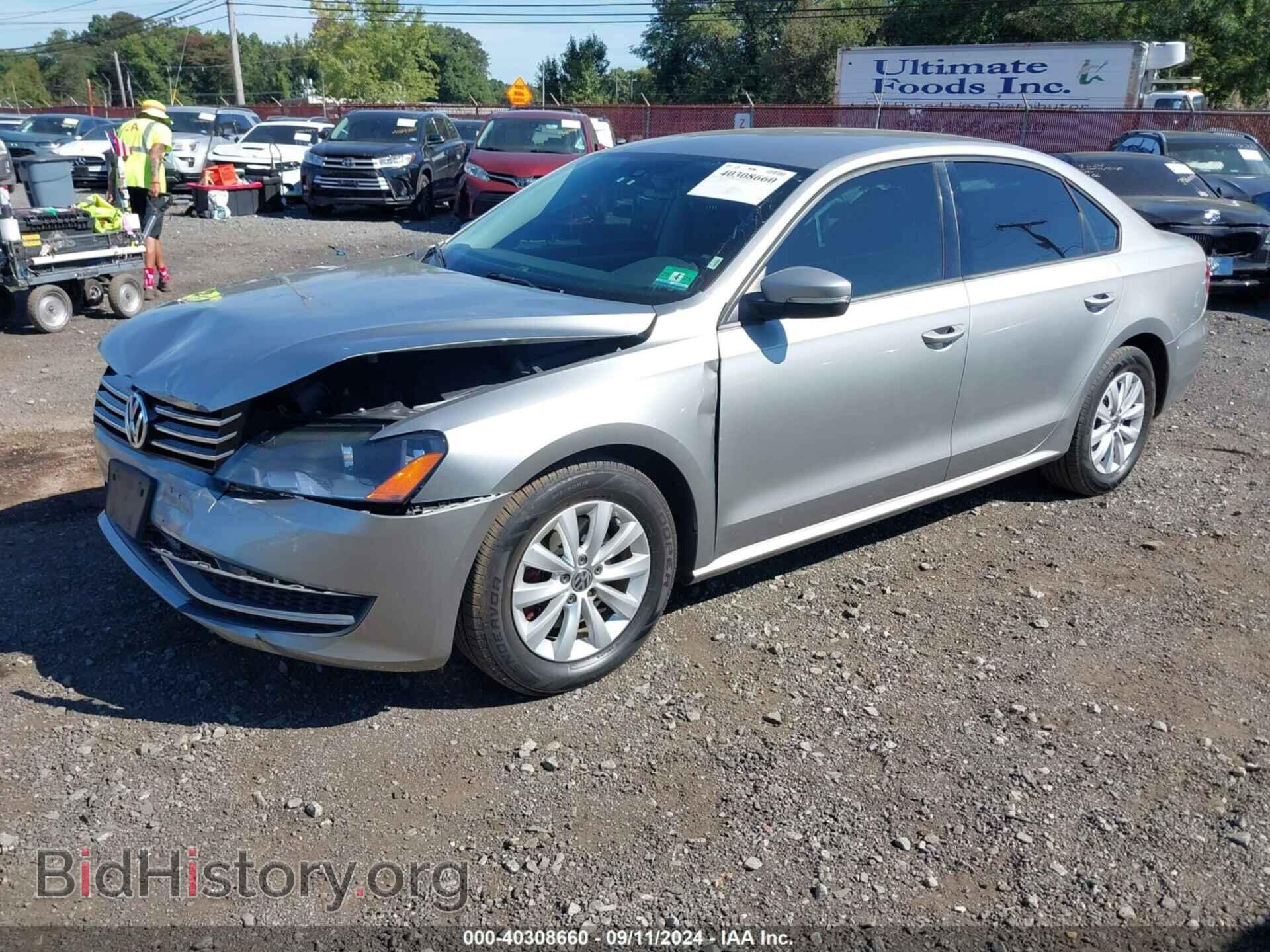 2013 VOLKSWAGEN PASSAT - VIN: 1VWAP7A30DC129780 - Фото 2