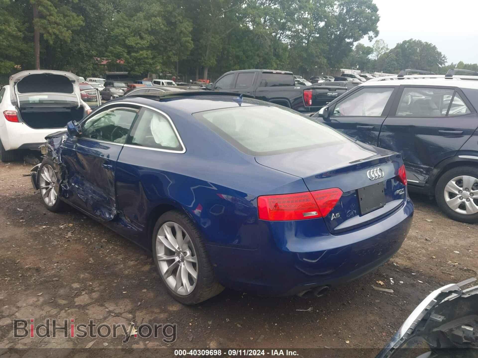 2013 AUDI A5 - VIN: WAUCFAFR1DA033335 - Фото 3