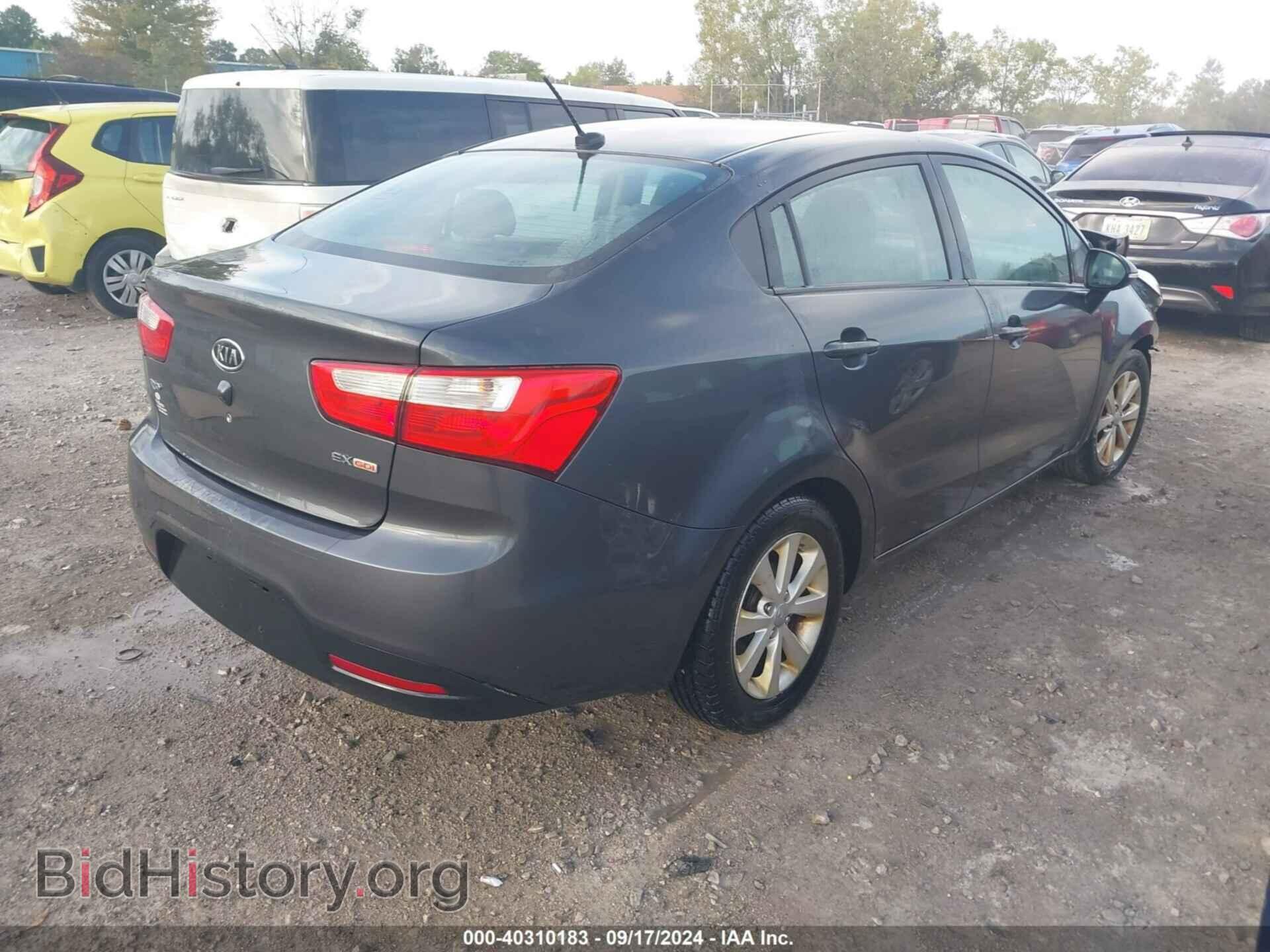 2013 KIA RIO - VIN: KNADN4A3XD6130998 - Фото 4