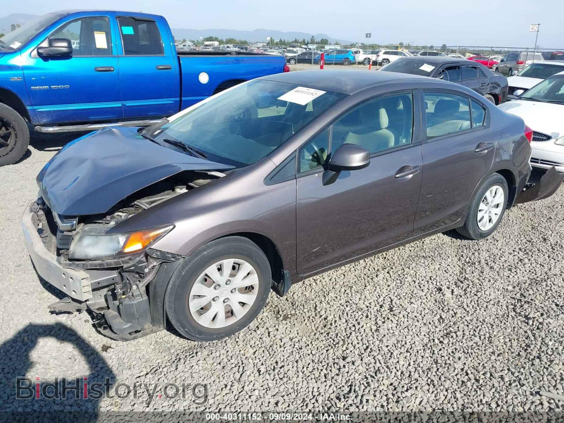 2012 HONDA CIVIC - VIN: JHMFB2F52CS003301 - Фото 2