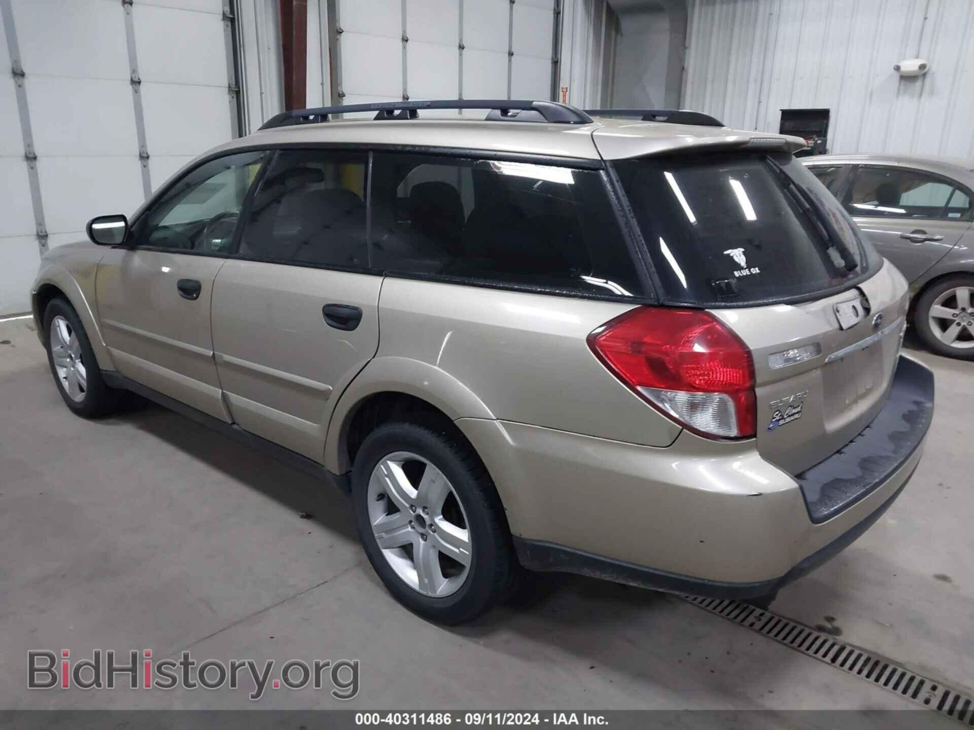 2008 SUBARU OUTBACK - VIN: 4S4BP60C787322635 - Фото 3