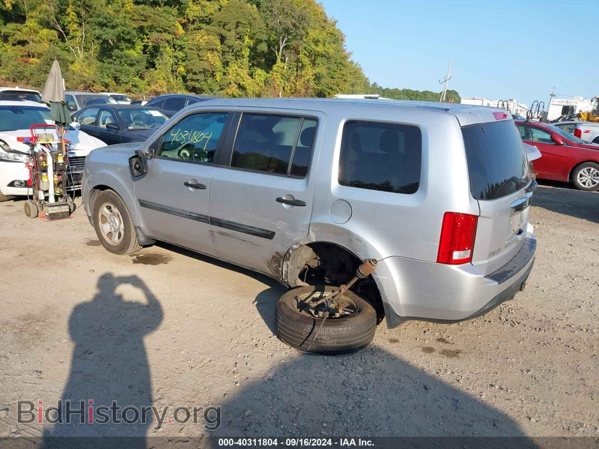 2012 HONDA PILOT - VIN: 5FNYF4H27CB016426 - Фото 3