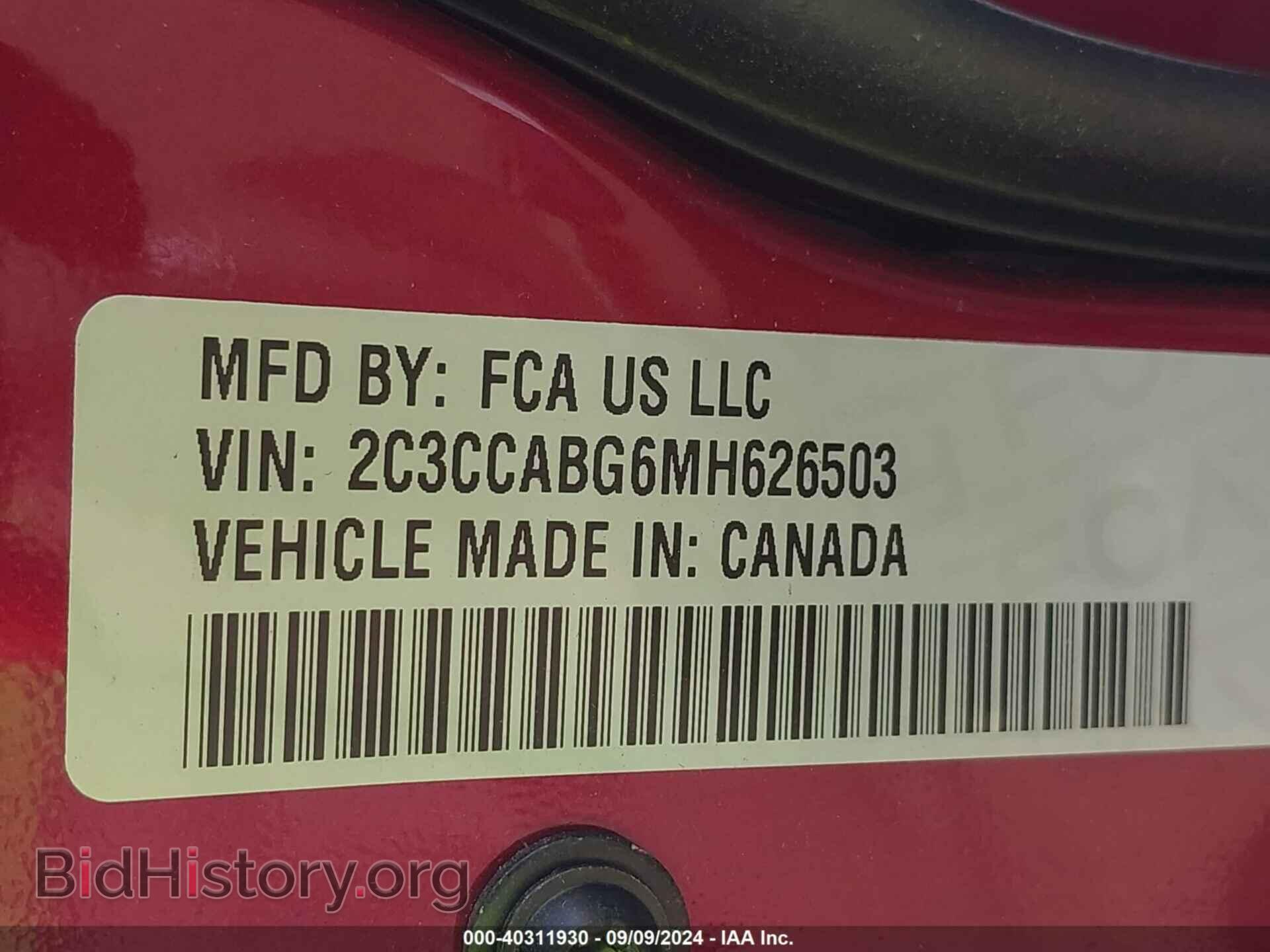 2021 CHRYSLER 300 - VIN: 2C3CCABG6MH626503 - Фото 9