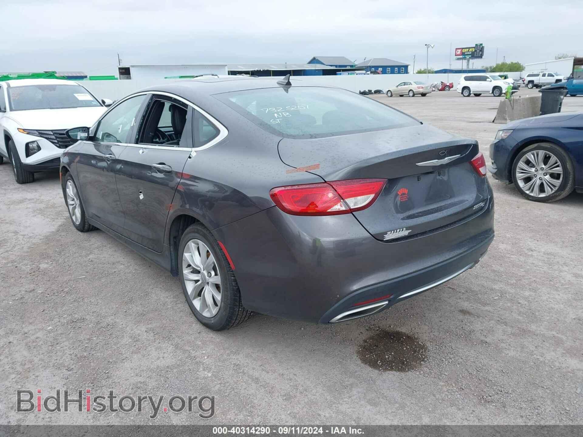 2016 CHRYSLER 200 - VIN: 1C3CCCCG2GN124285 - Фото 3