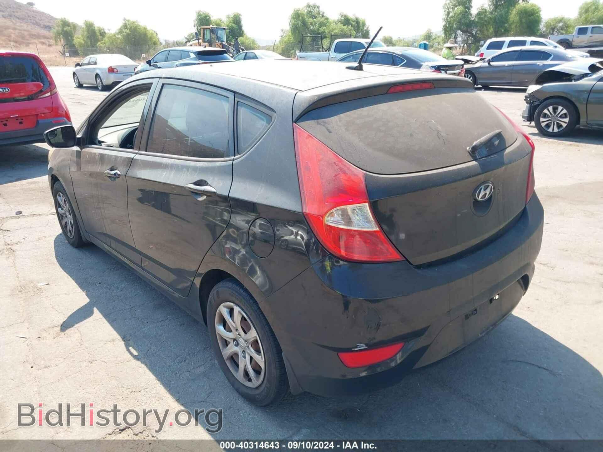 2014 HYUNDAI ACCENT - VIN: KMHCT5AEXEU158188 - Фото 3