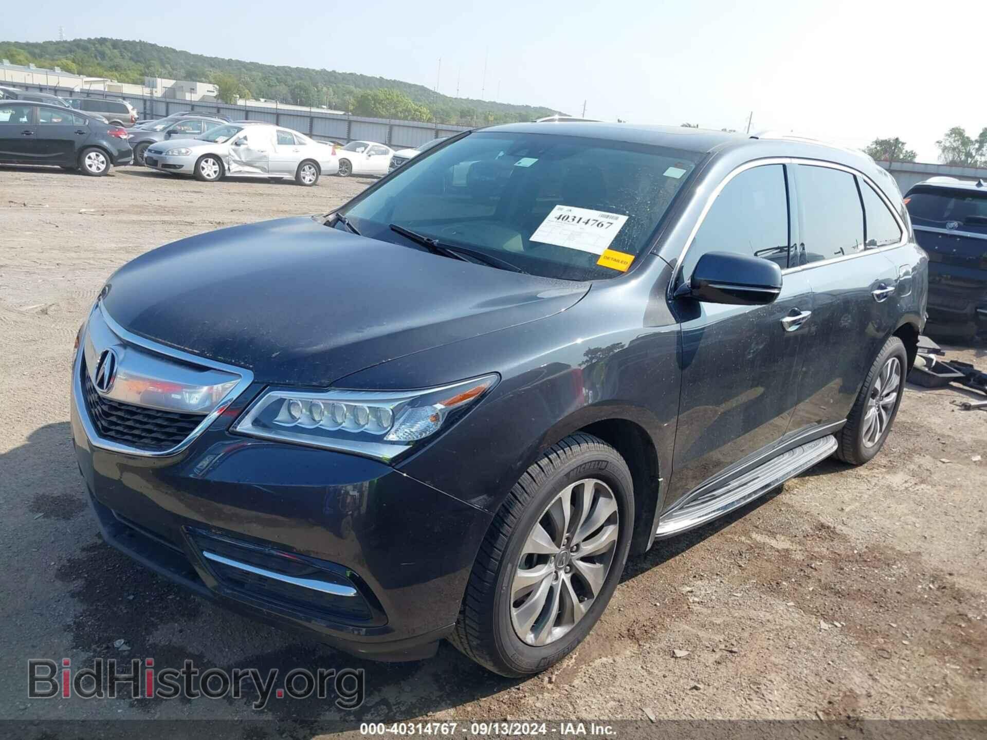 2015 ACURA MDX - VIN: 5FRYD4H49FB020343 - Фото 2