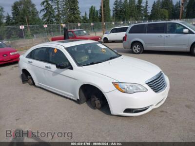 2011 Chrysler 200 Limited, белый — VIN 1C3BC2FB4BN500953, IAAI