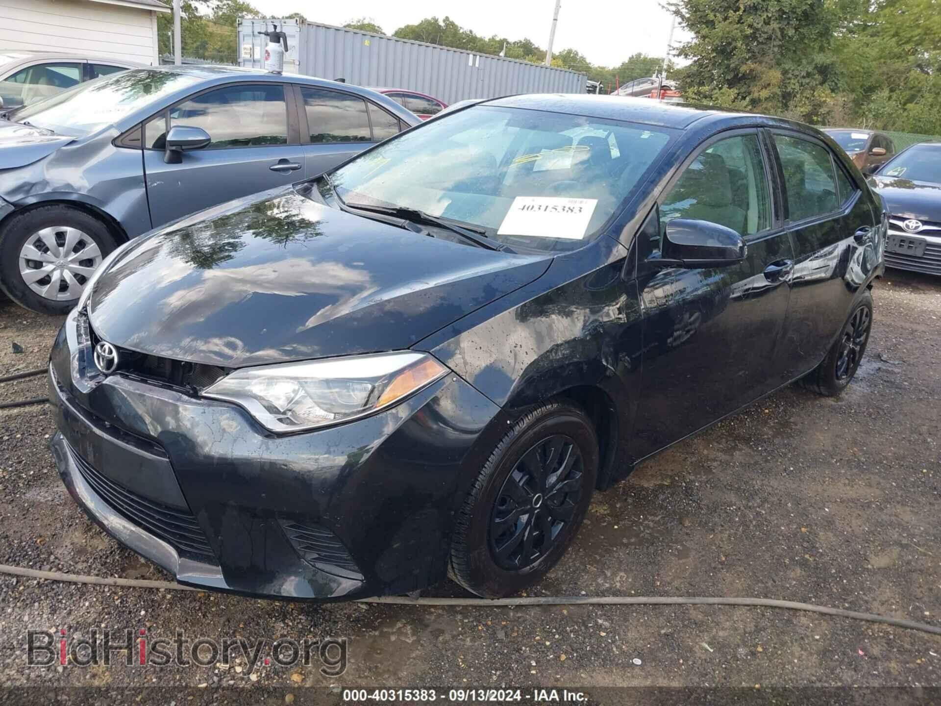 2015 TOYOTA COROLLA - VIN: 2T1BURHE2FC445310 - Фото 2