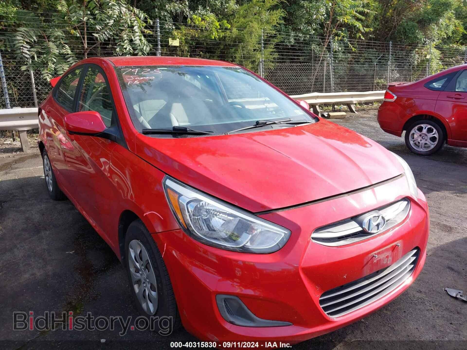 Фотография KMHCT4AE5HU240988 - HYUNDAI ACCENT 2017