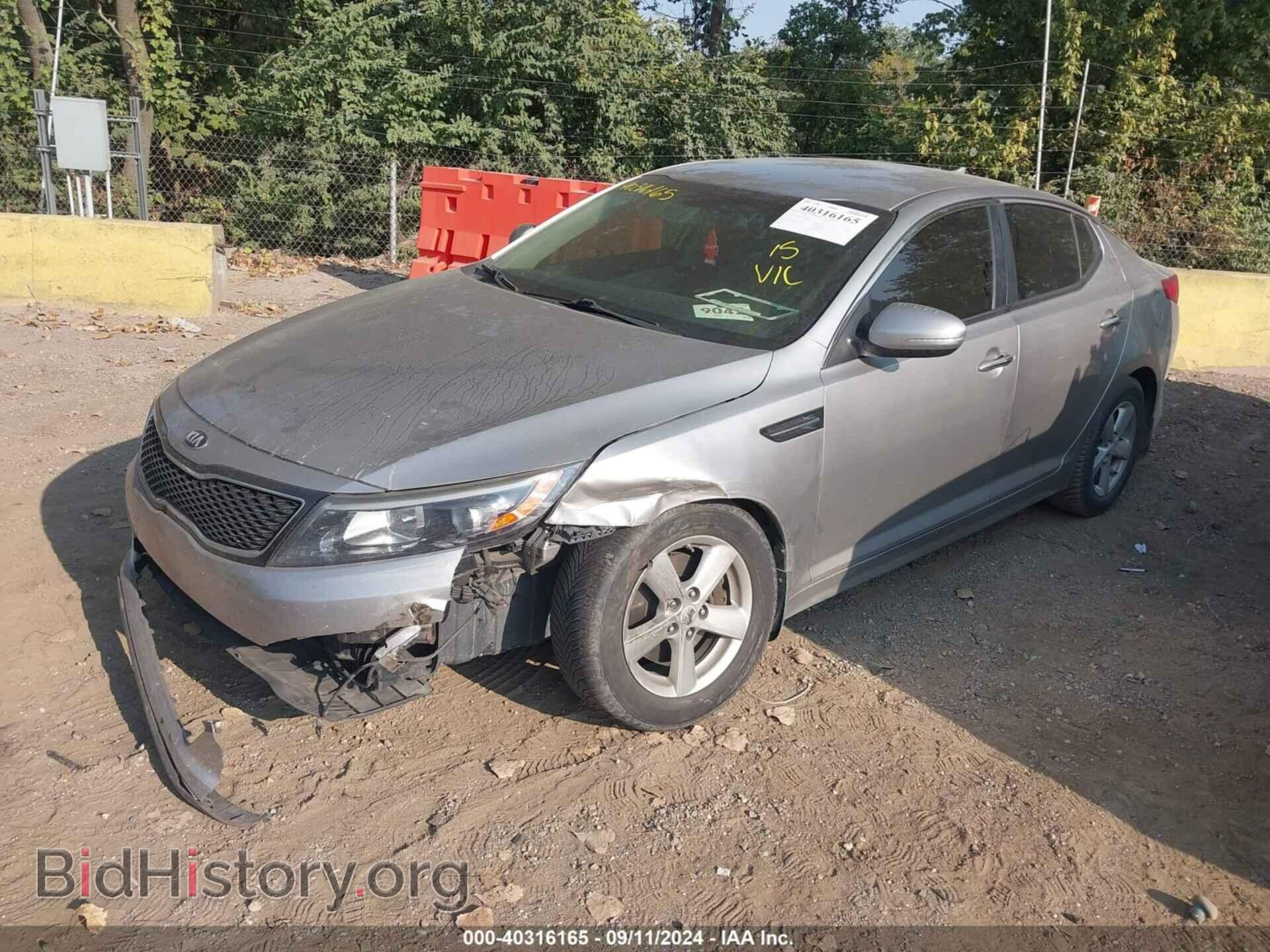 2015 KIA OPTIMA - VIN: 5XXGM4A74FG479097 - Фото 2