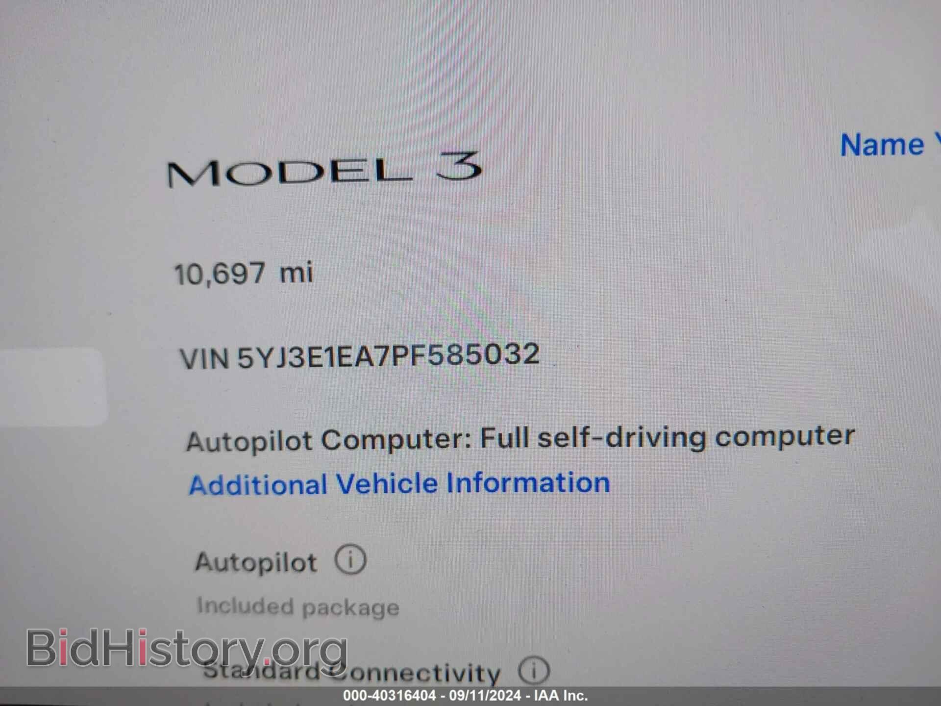2023 TESLA MODEL 3 - VIN: 5YJ3E1EA7PF585032 - Фото 7