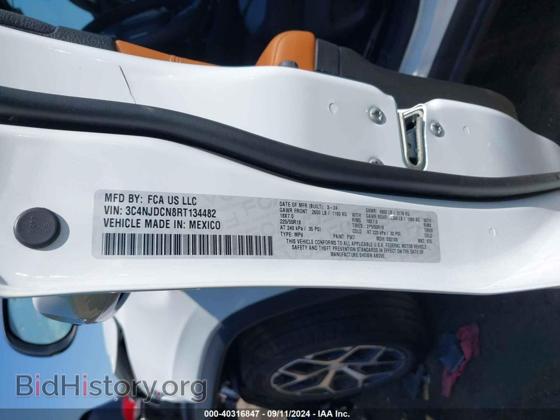 2024 JEEP COMPASS - VIN: 3C4NJDCN8RT134482 - Фото 9