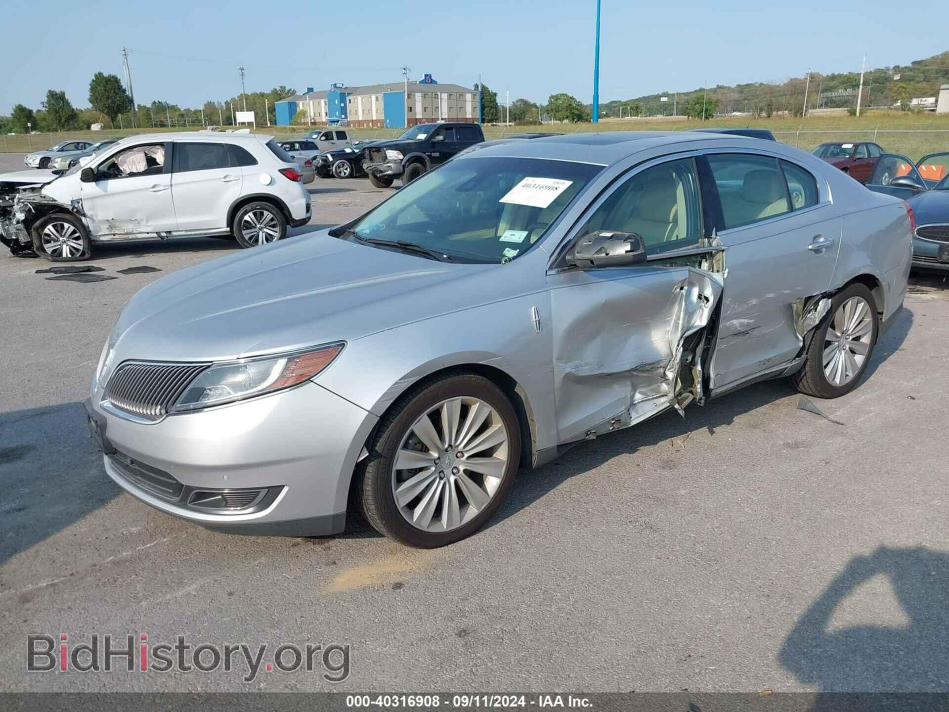 2013 LINCOLN MKS - VIN: 1LNHL9FT7DG615377 - Фото 2