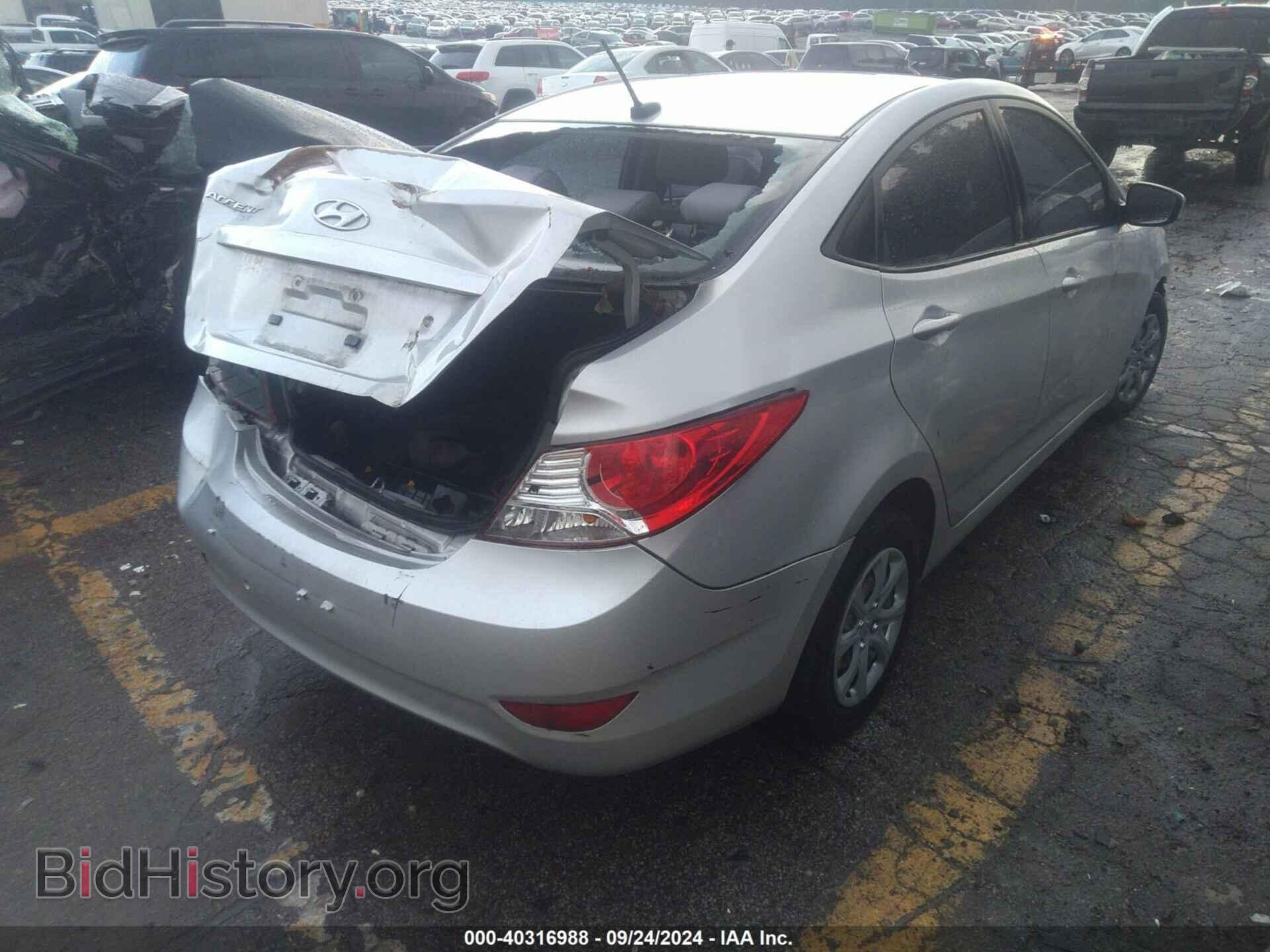 2014 HYUNDAI ACCENT - VIN: KMHCT4AE9EU641908 - Фото 4