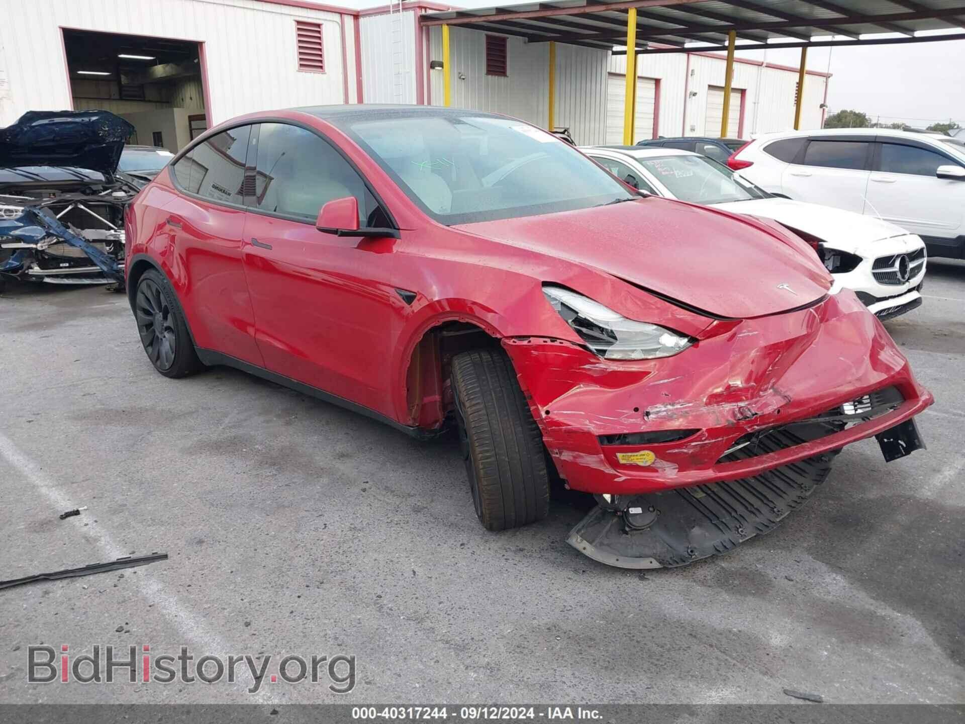Photo 7SAYGDEF5NF487808 - TESLA MODEL Y 2022