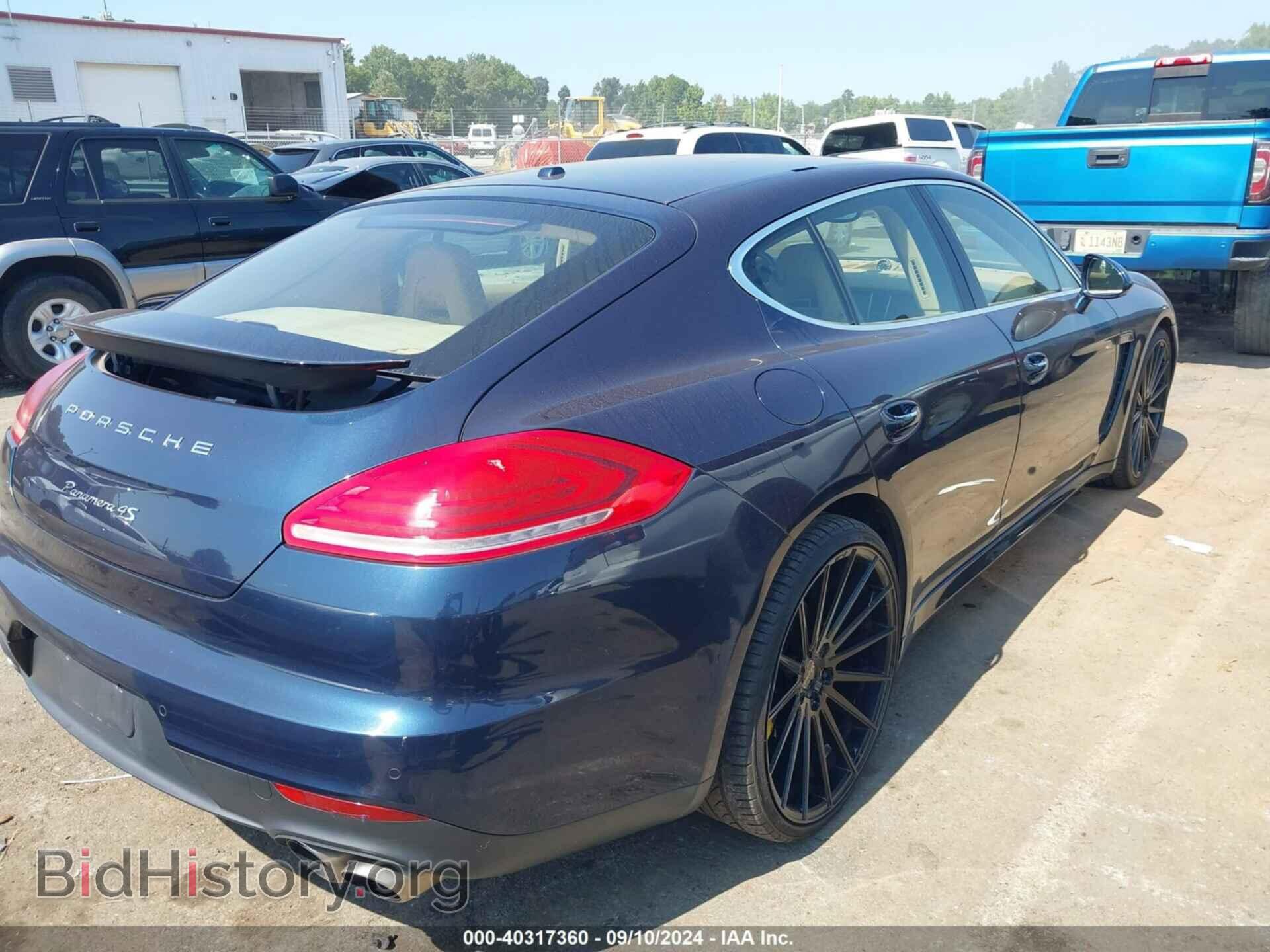 2014 PORSCHE PANAMERA - VIN: WP0AB2A78EL055517 - Фото 4