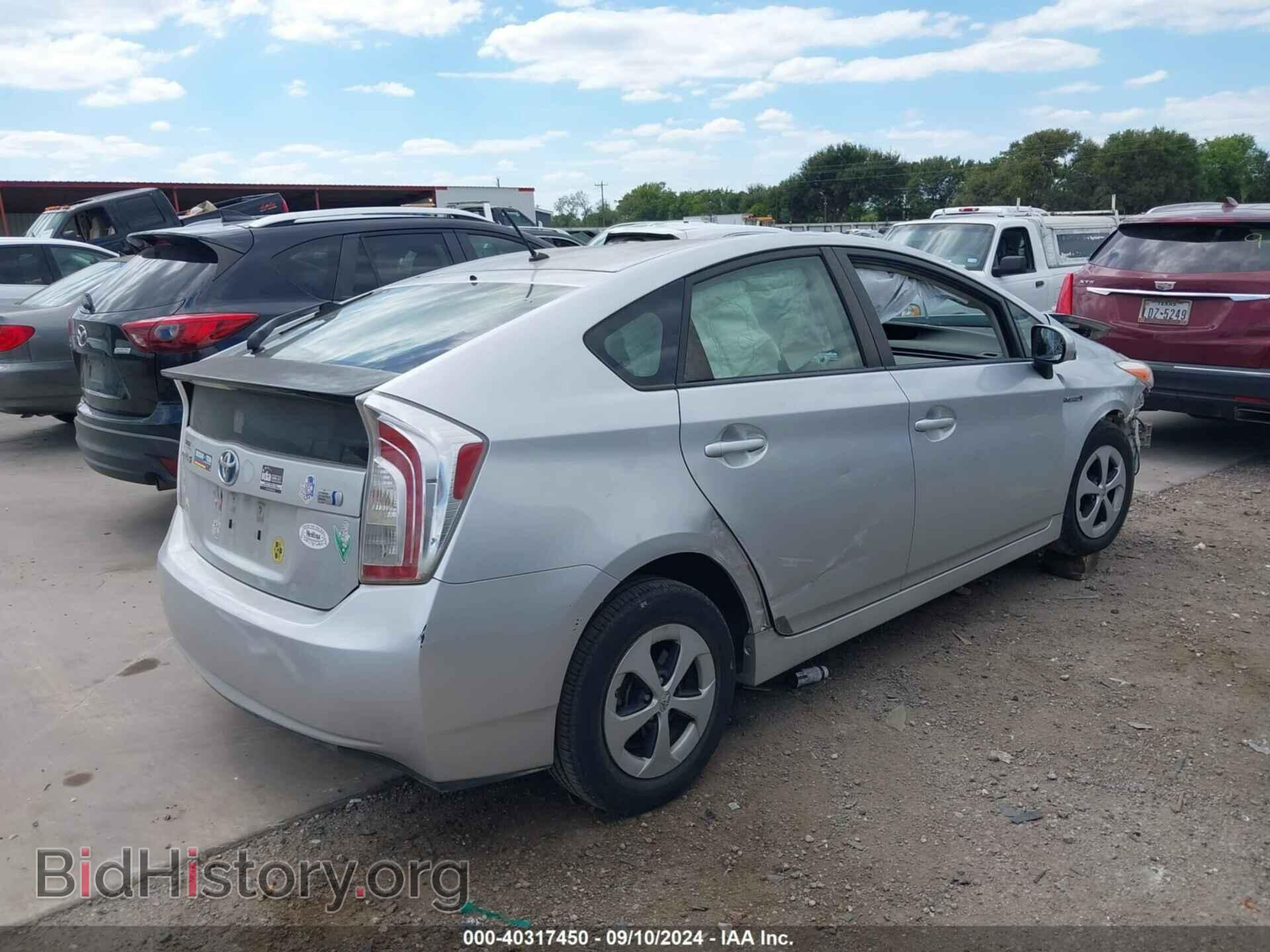 2014 TOYOTA PRIUS - VIN: JTDKN3DU7E0378400 - Фото 4