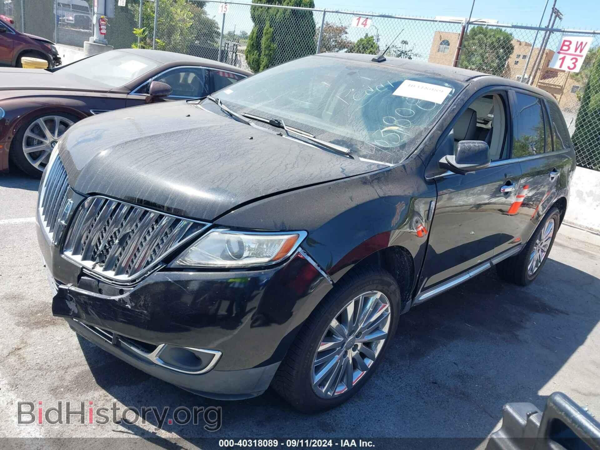 2012 LINCOLN MKX - VIN: 2LMDJ6JK4CBL09264 - Фото 2