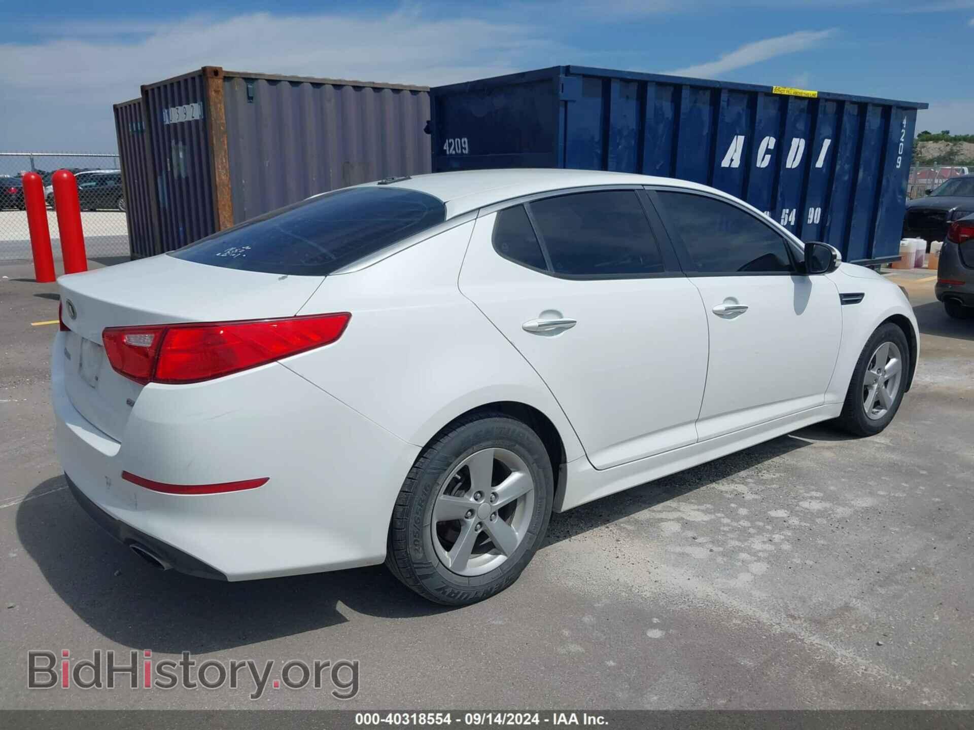 2015 KIA OPTIMA - VIN: 5XXGM4A79FG403892 - Фото 4