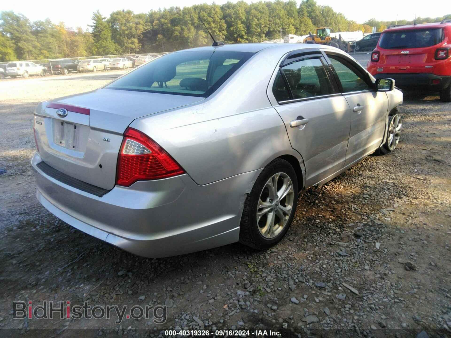 2012 FORD FUSION - VIN: 3FAHP0HA9CR227841 - Фото 4