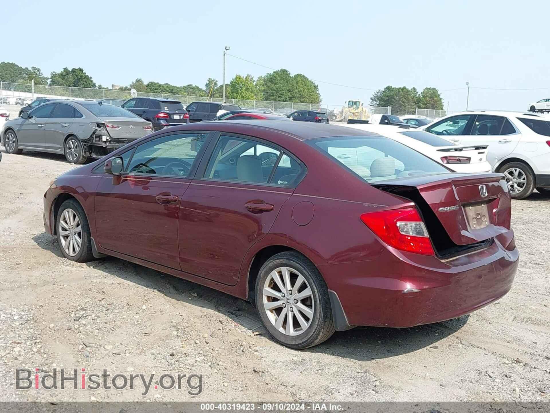 2012 HONDA CIVIC - VIN: 19XFB2F81CE086928 - Фото 3