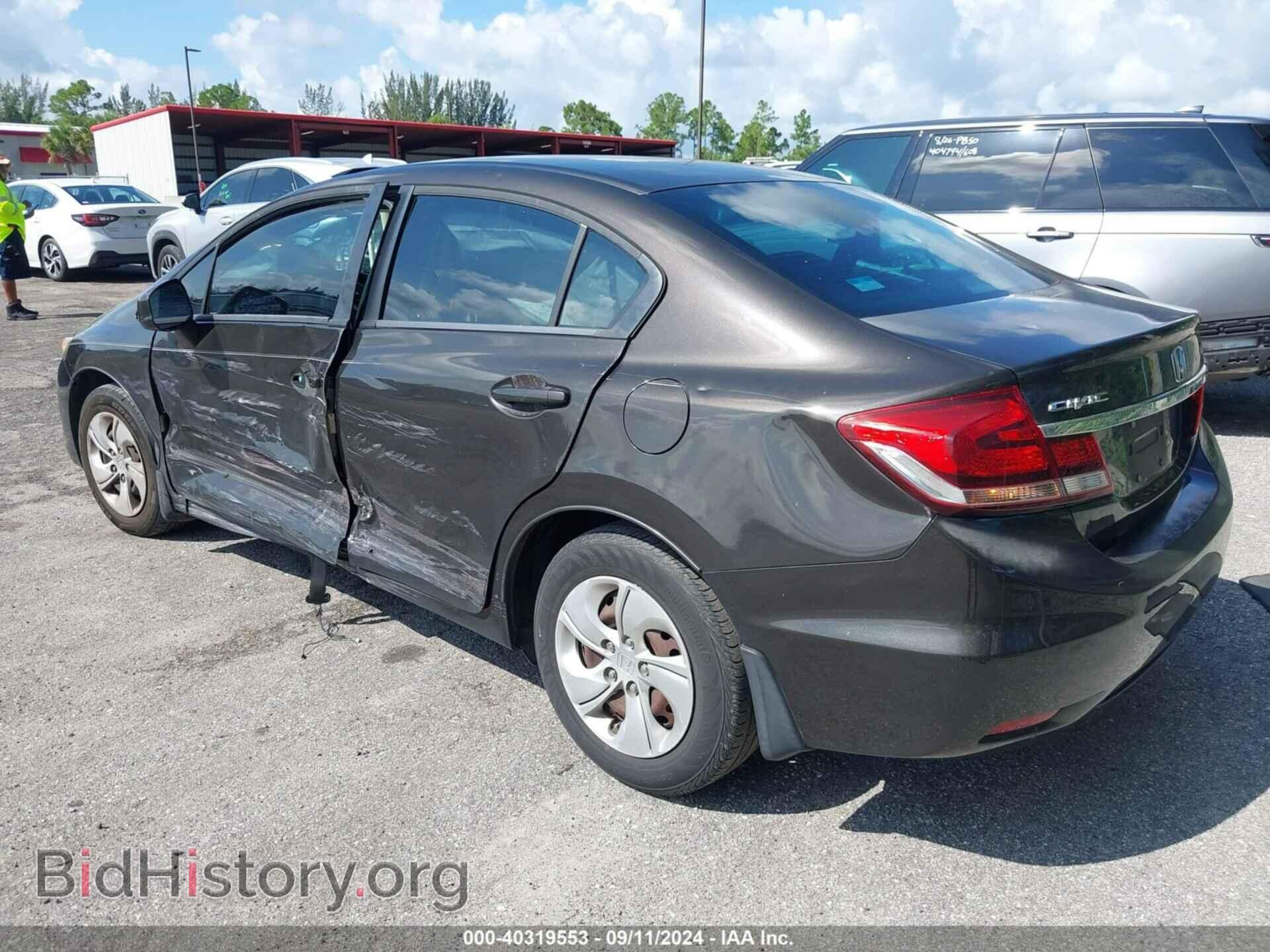 2013 HONDA CIVIC - VIN: 19XFB2F58DE047518 - Фото 3
