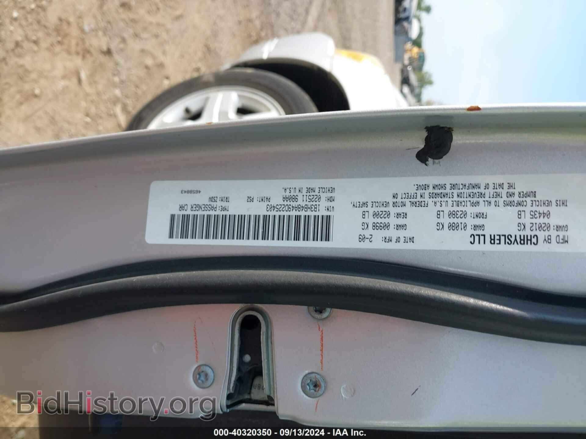 2009 DODGE CALIBER - VIN: 1B3HB48A49D225403 - Фото 9
