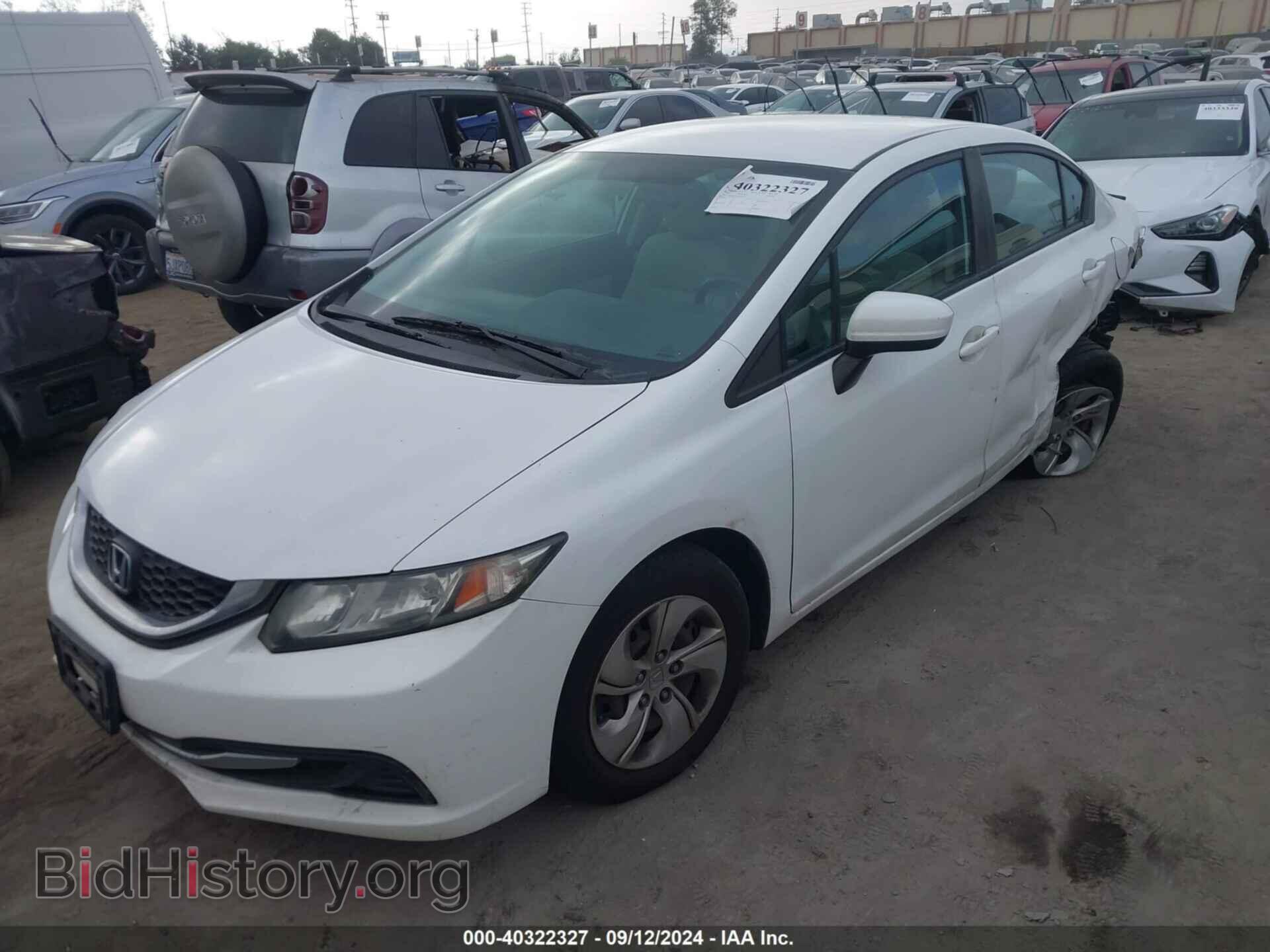 2014 HONDA CIVIC - VIN: 19XFB2F51EE249652 - Фото 2