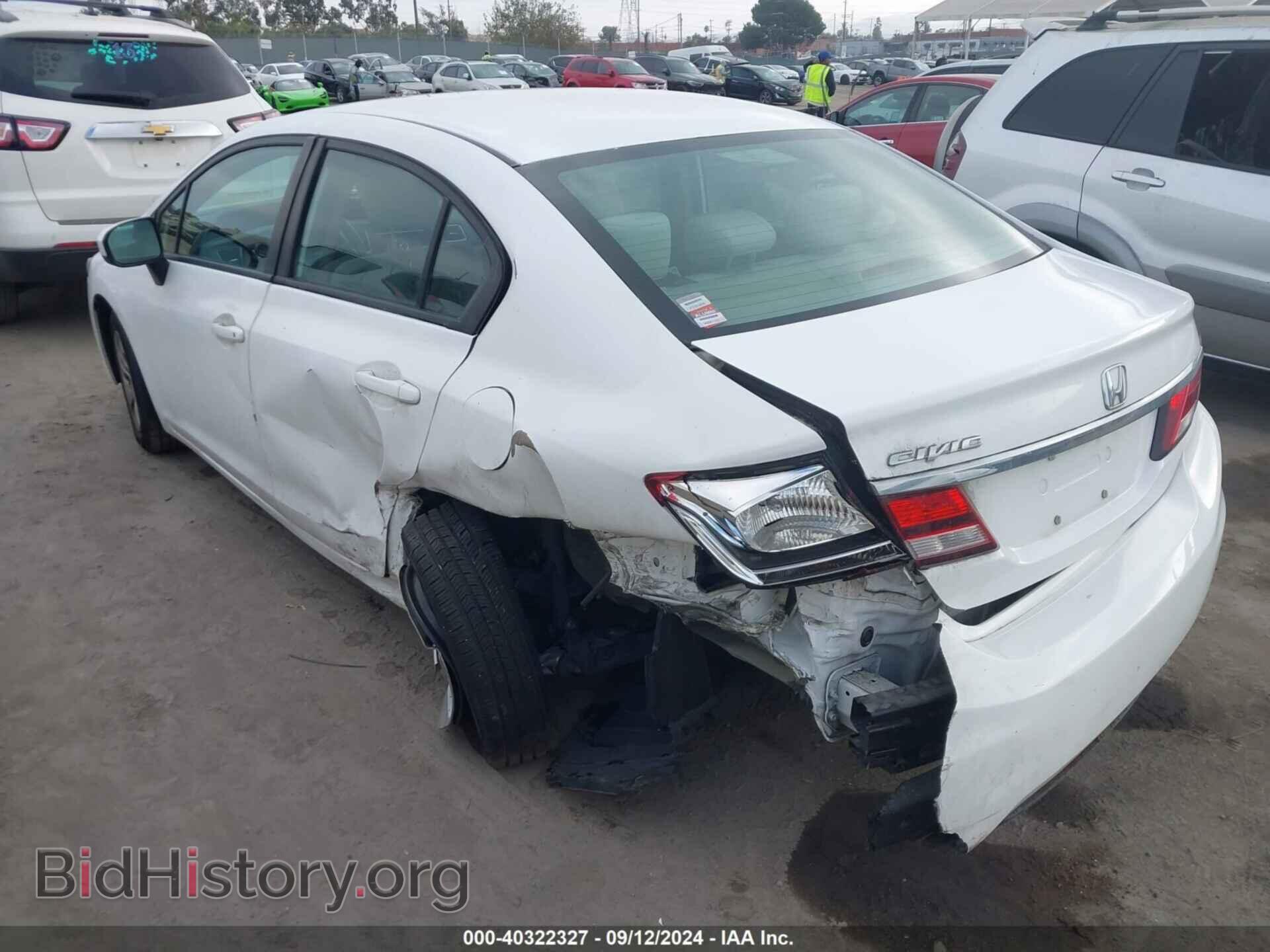 2014 HONDA CIVIC - VIN: 19XFB2F51EE249652 - Фото 3