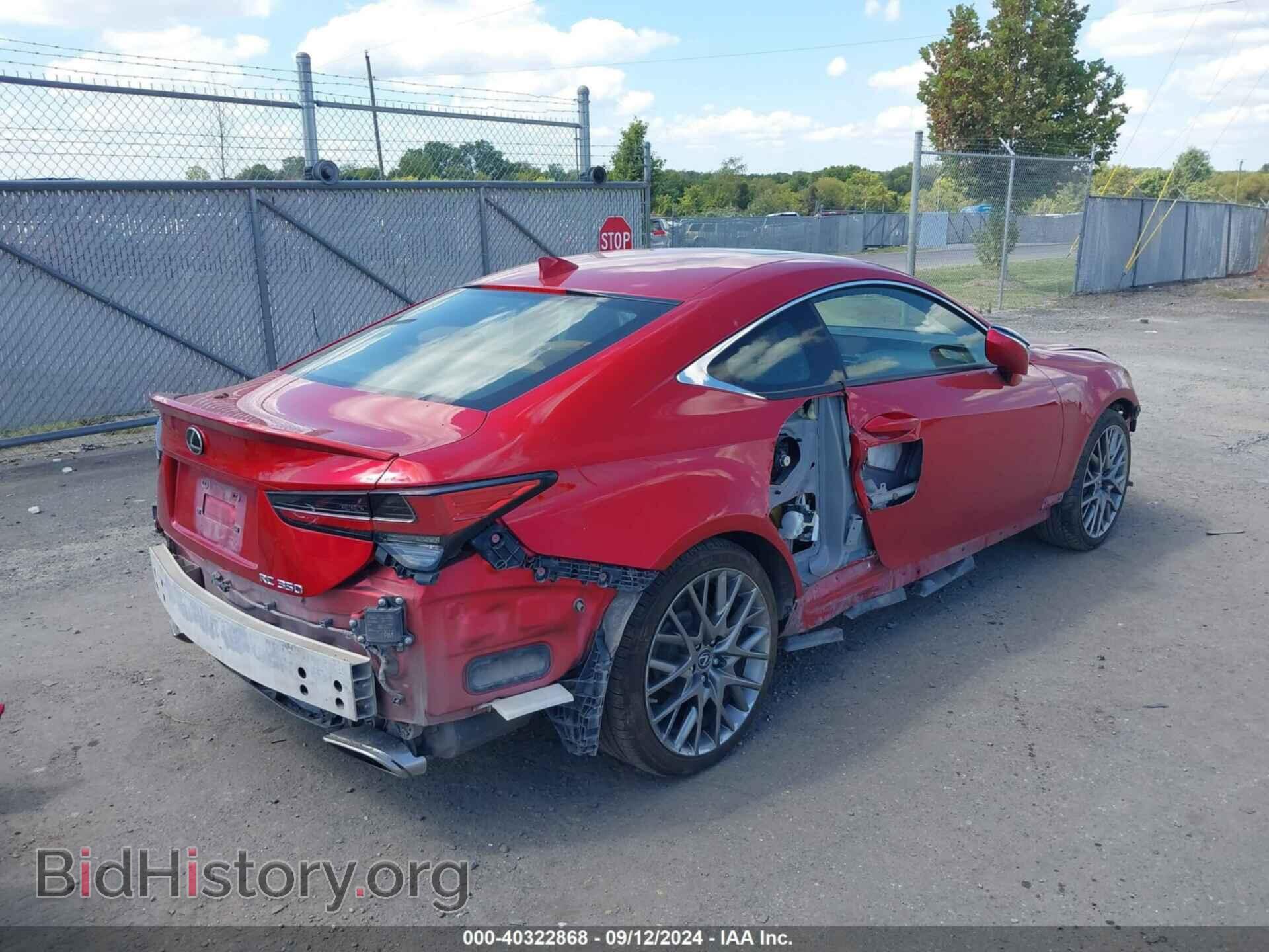2019 LEXUS RC 350 - VIN: JTHHZ5BC9K5020183 - Фото 4