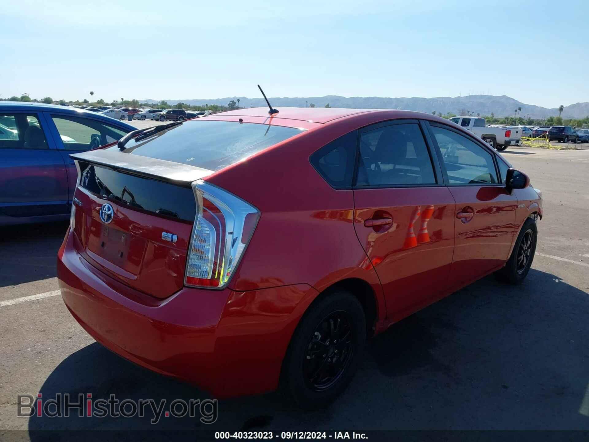 2012 TOYOTA PRIUS - VIN: JTDKN3DU2C5380023 - Фото 4