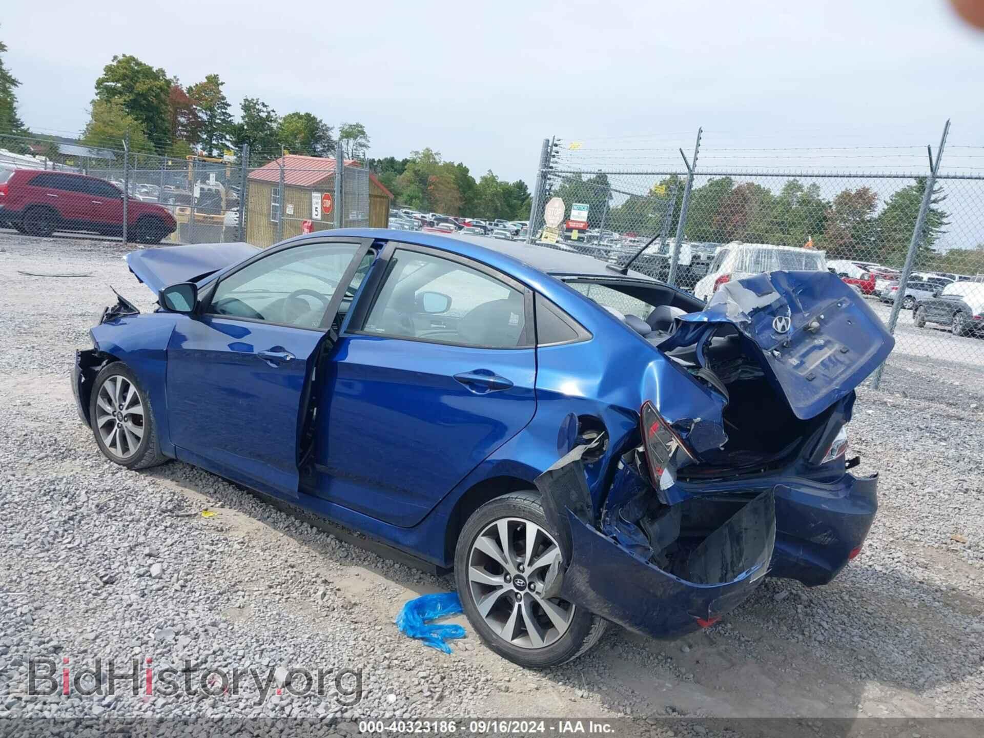 2017 HYUNDAI ACCENT - VIN: KMHCT4AE3HU255649 - Фото 3