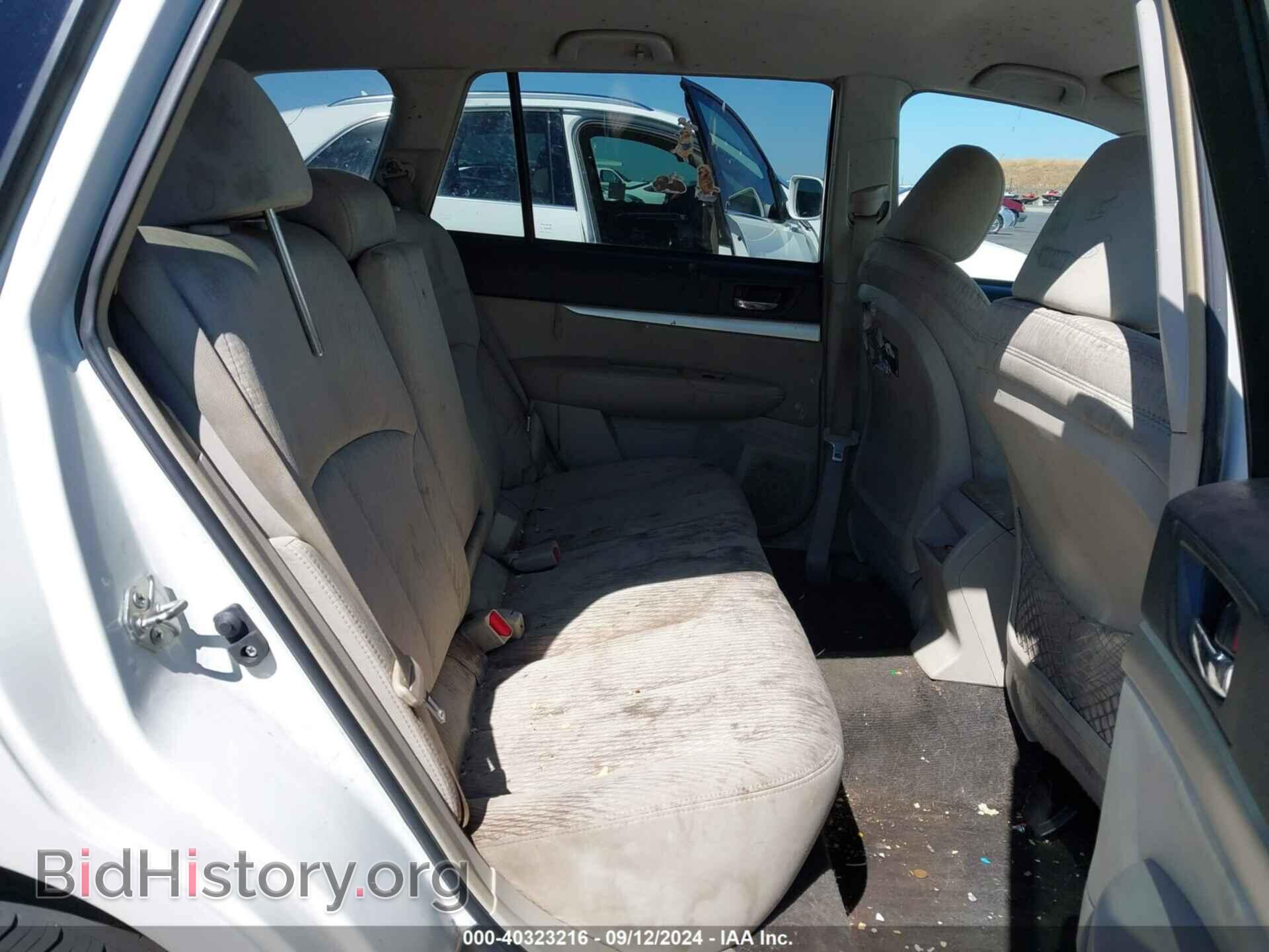 2012 SUBARU OUTBACK - VIN: 4S4BRBCC0C3263331 - Фото 8