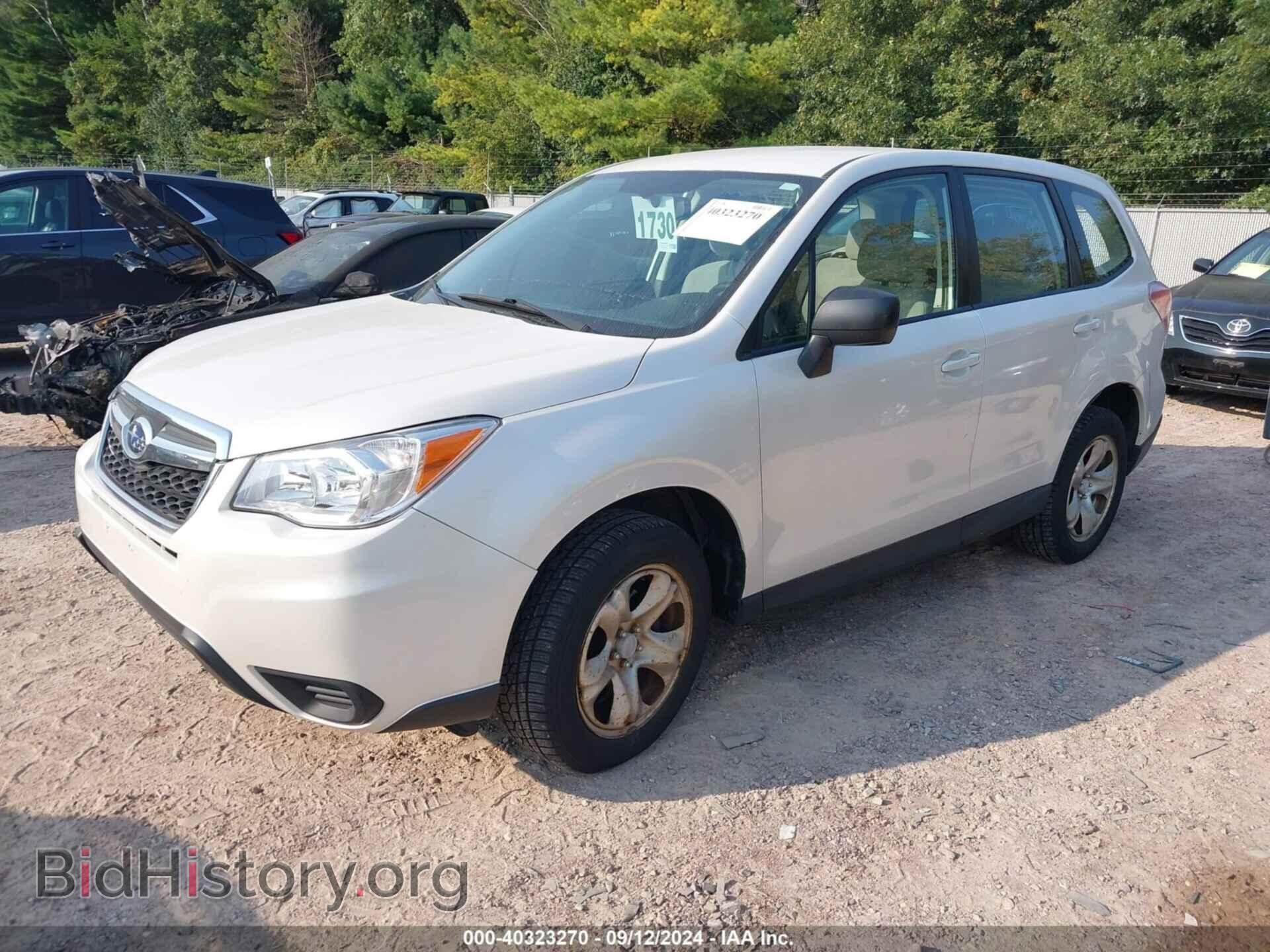 2014 SUBARU FORESTER - VIN: JF2SJAAC1EH480872 - Фото 2
