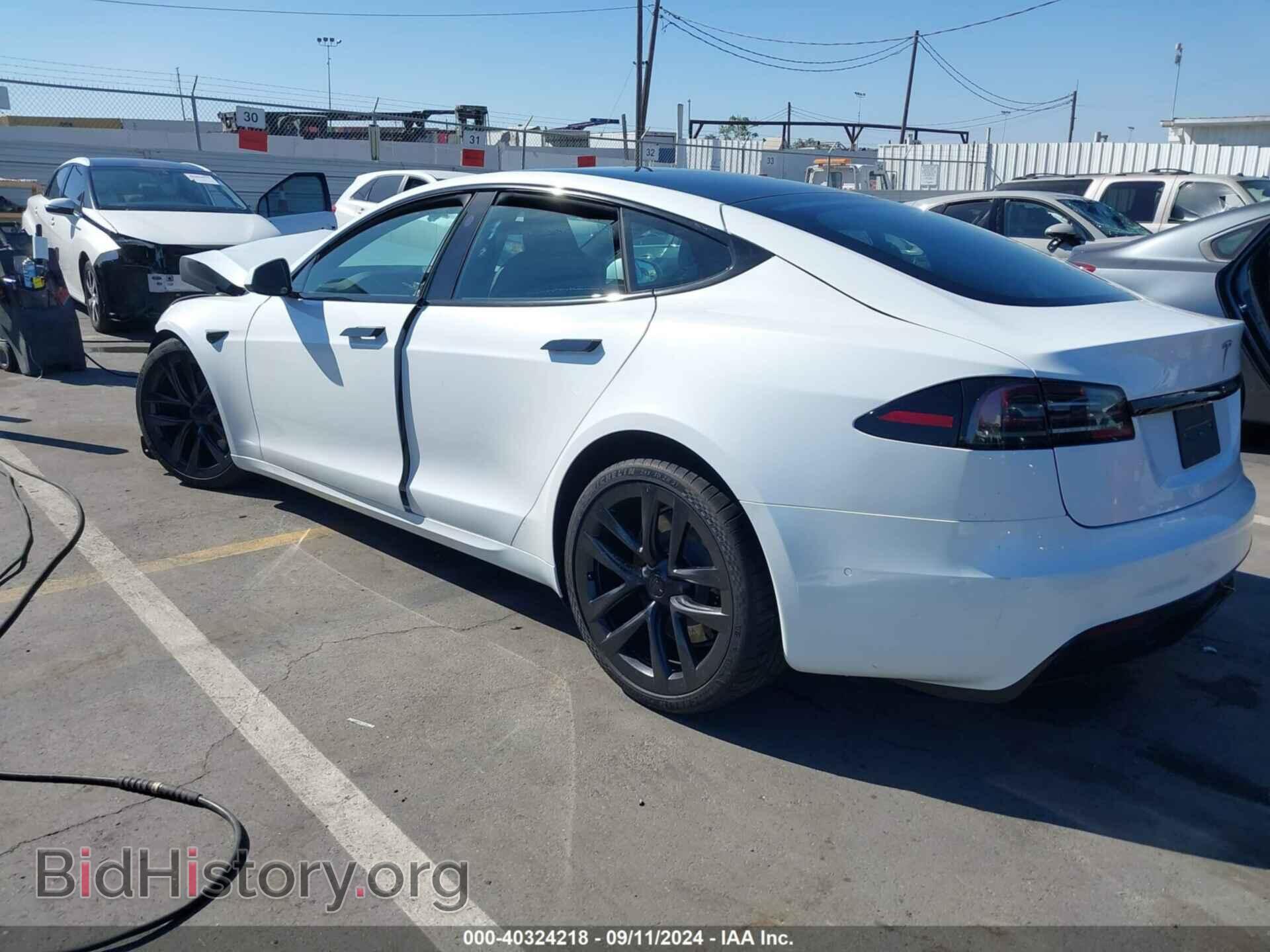 2022 TESLA MODEL S - VIN: 5YJSA1E53NF492371 - Фото 3