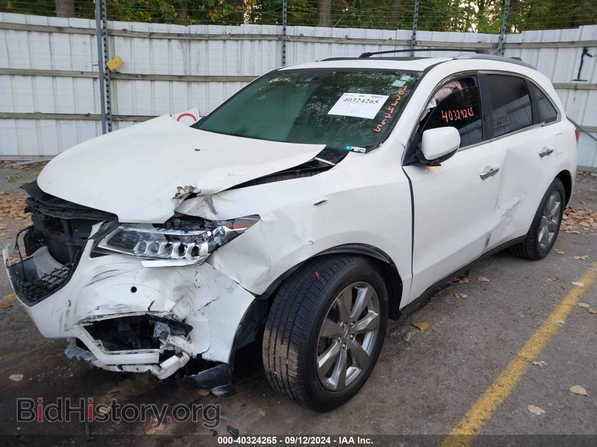 2016 ACURA MDX - VIN: 5FRYD4H98GB038653 - Фото 2
