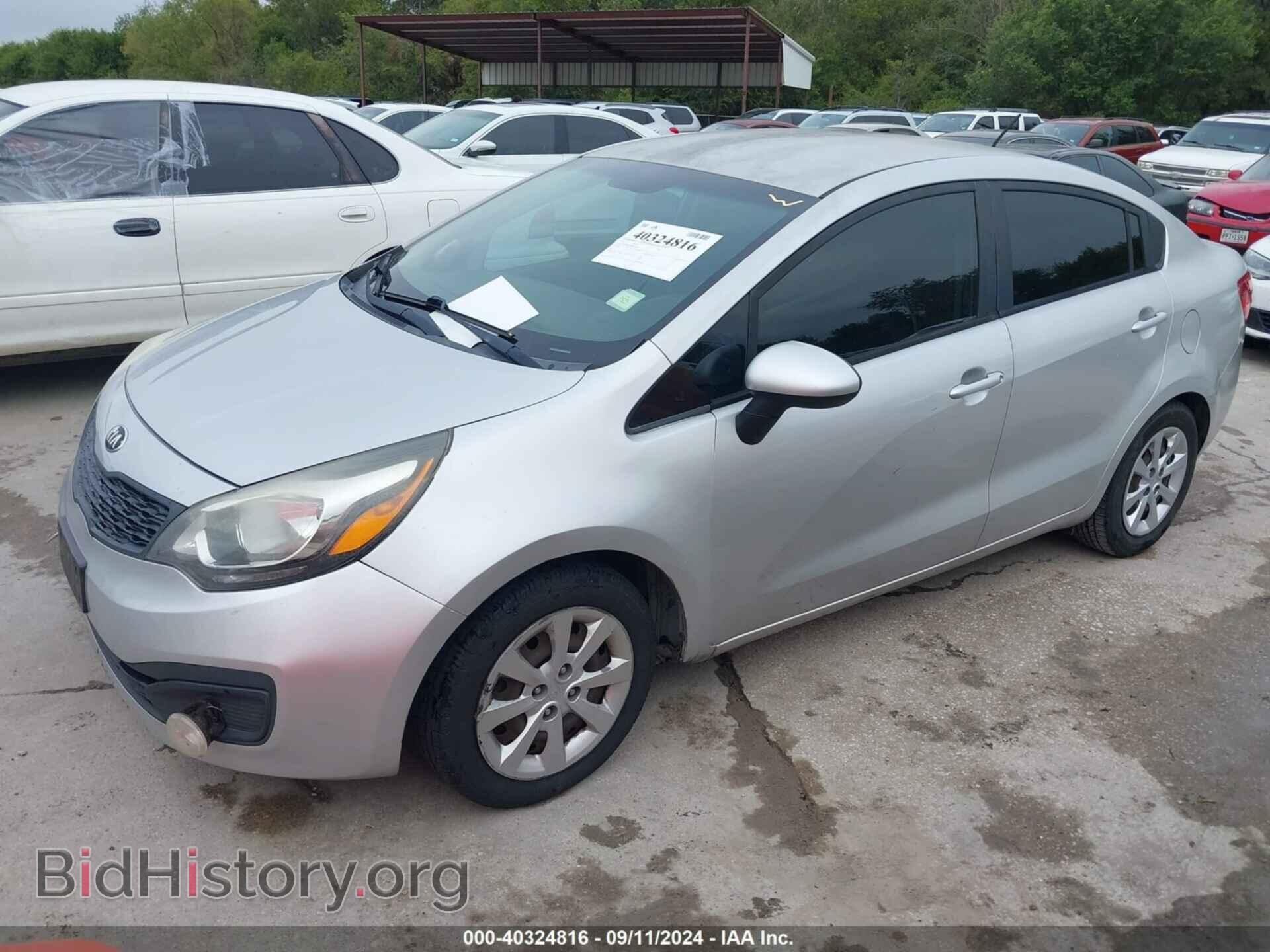 2014 KIA RIO - VIN: KNADM4A34E6385893 - Фото 2