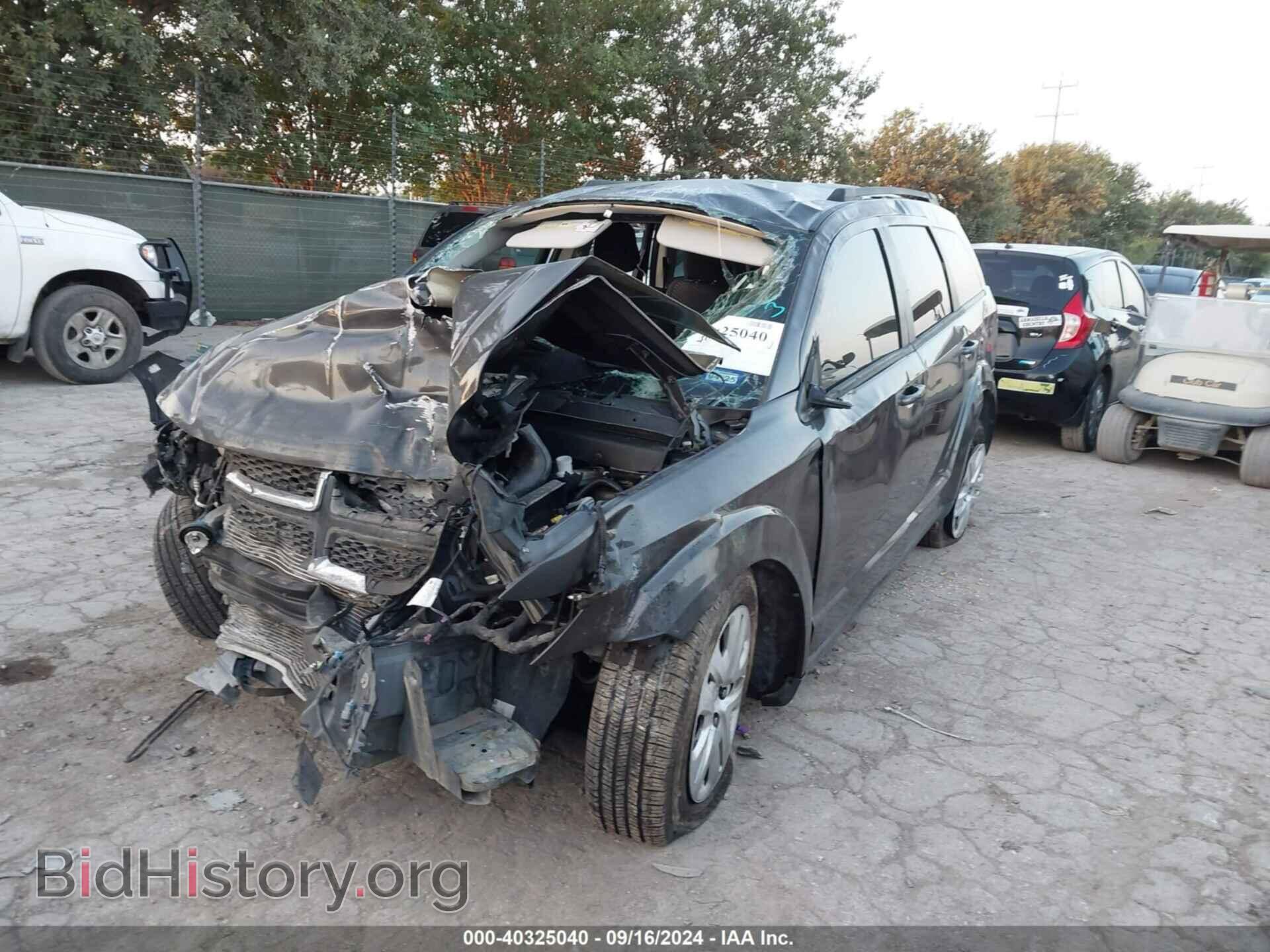 2016 DODGE JOURNEY - VIN: 3C4PDCAB9GT162419 - Фото 2