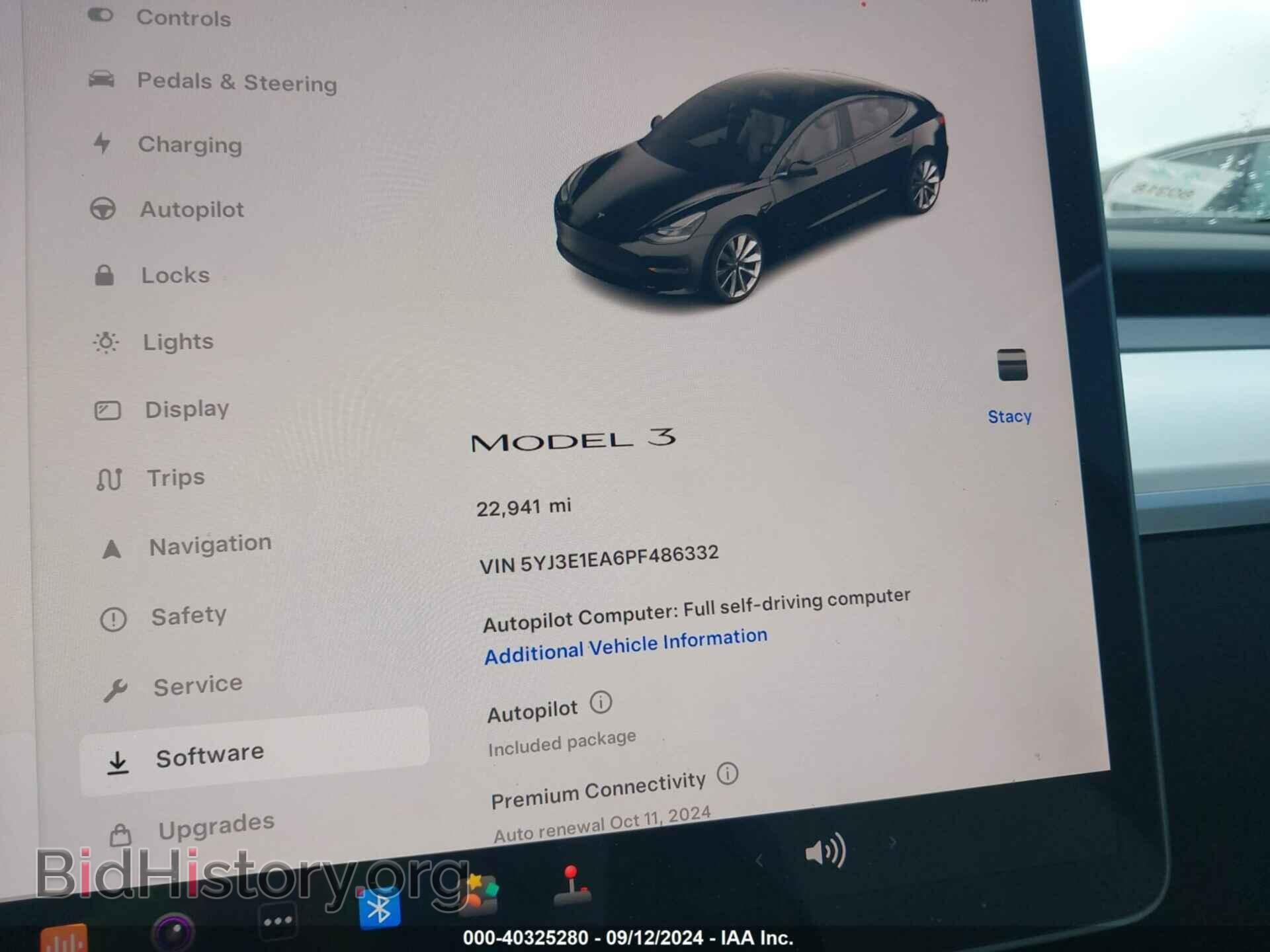 2023 TESLA MODEL 3 - VIN: 5YJ3E1EA6PF486332 - Фото 7